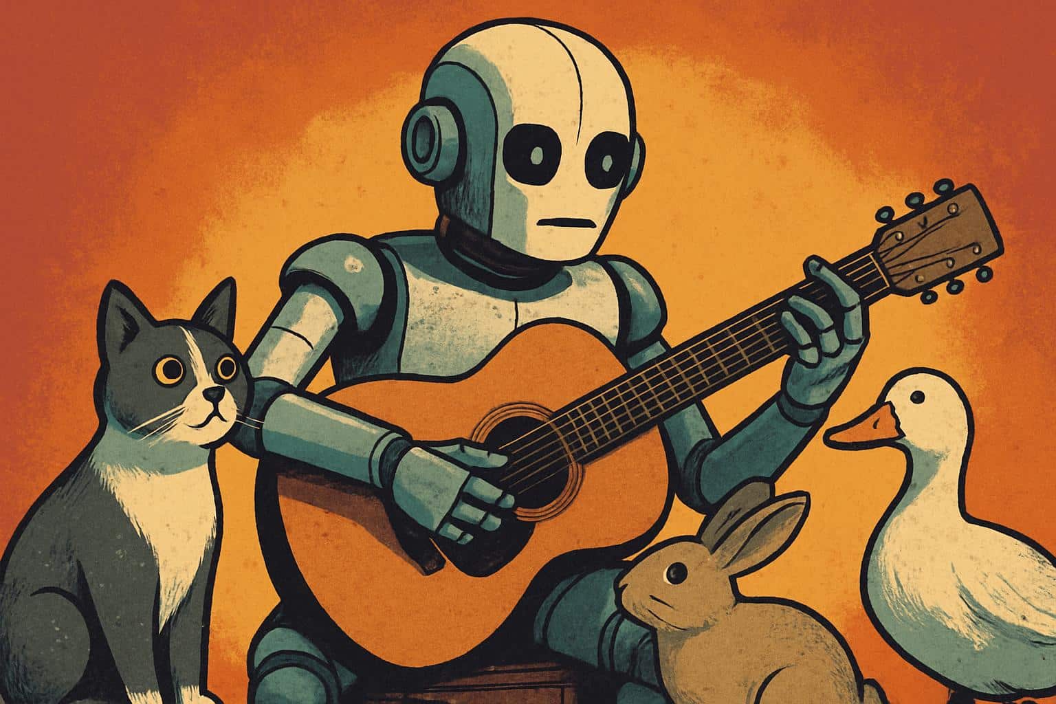 Strange AI musician and animal videos go viral on social media