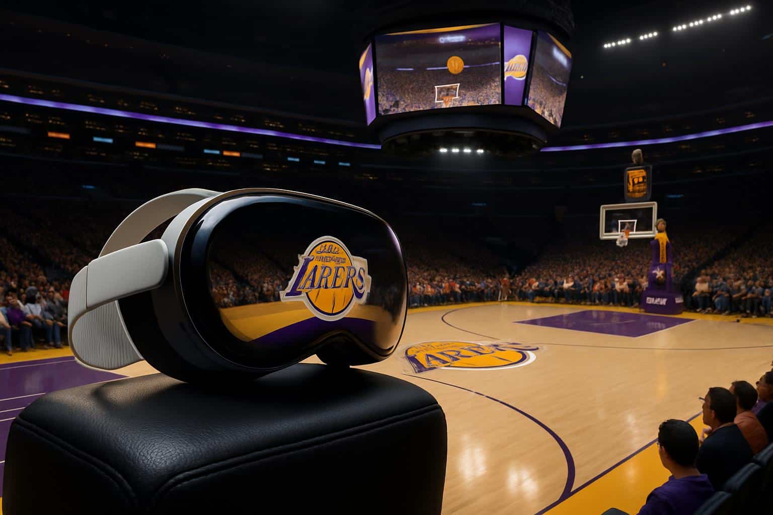 Los Angeles Lakers immersive NBA games on Apple Vision Pro