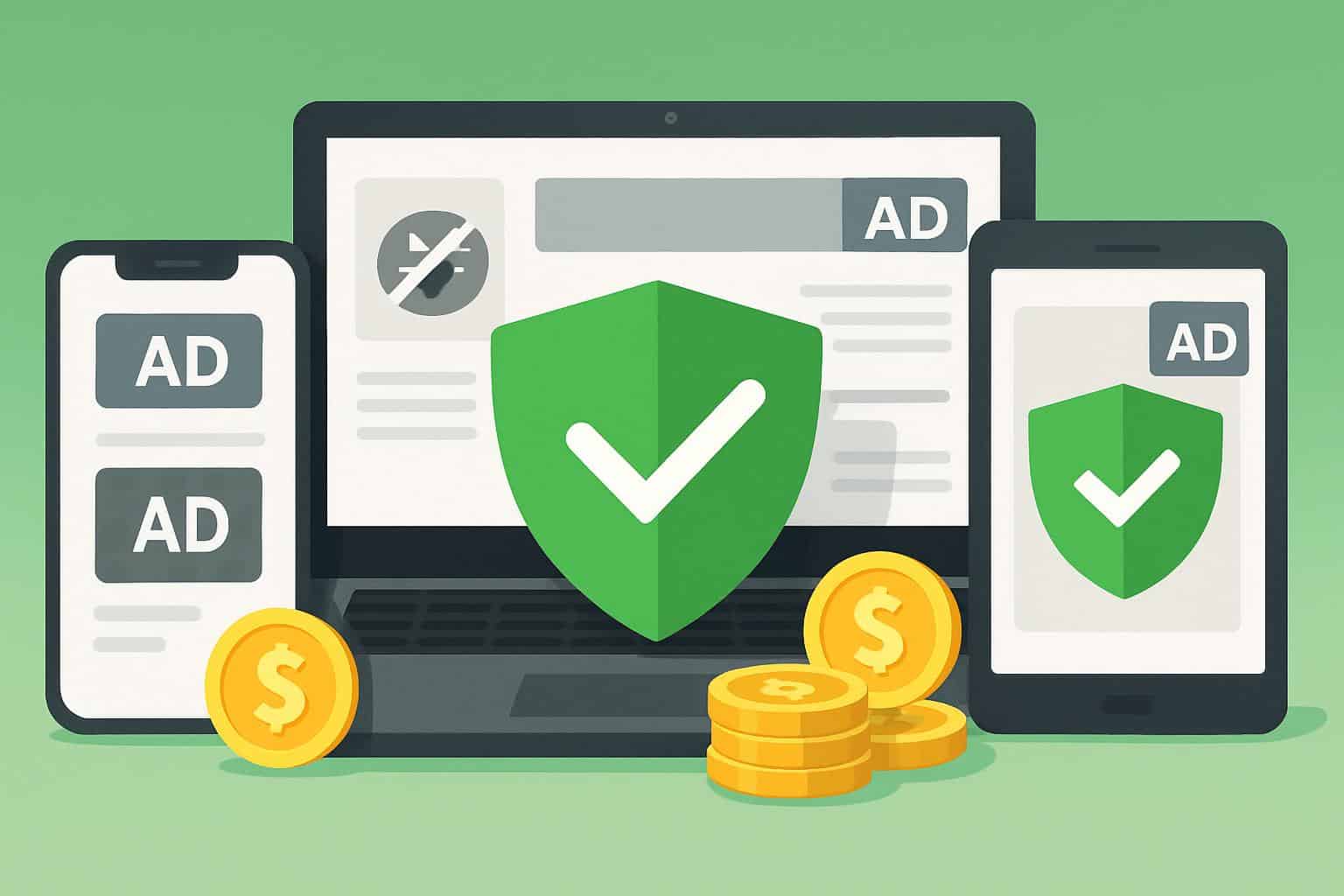 AdGuard Lifetime Family Plan  deal with ad blocker, discount banner and devices