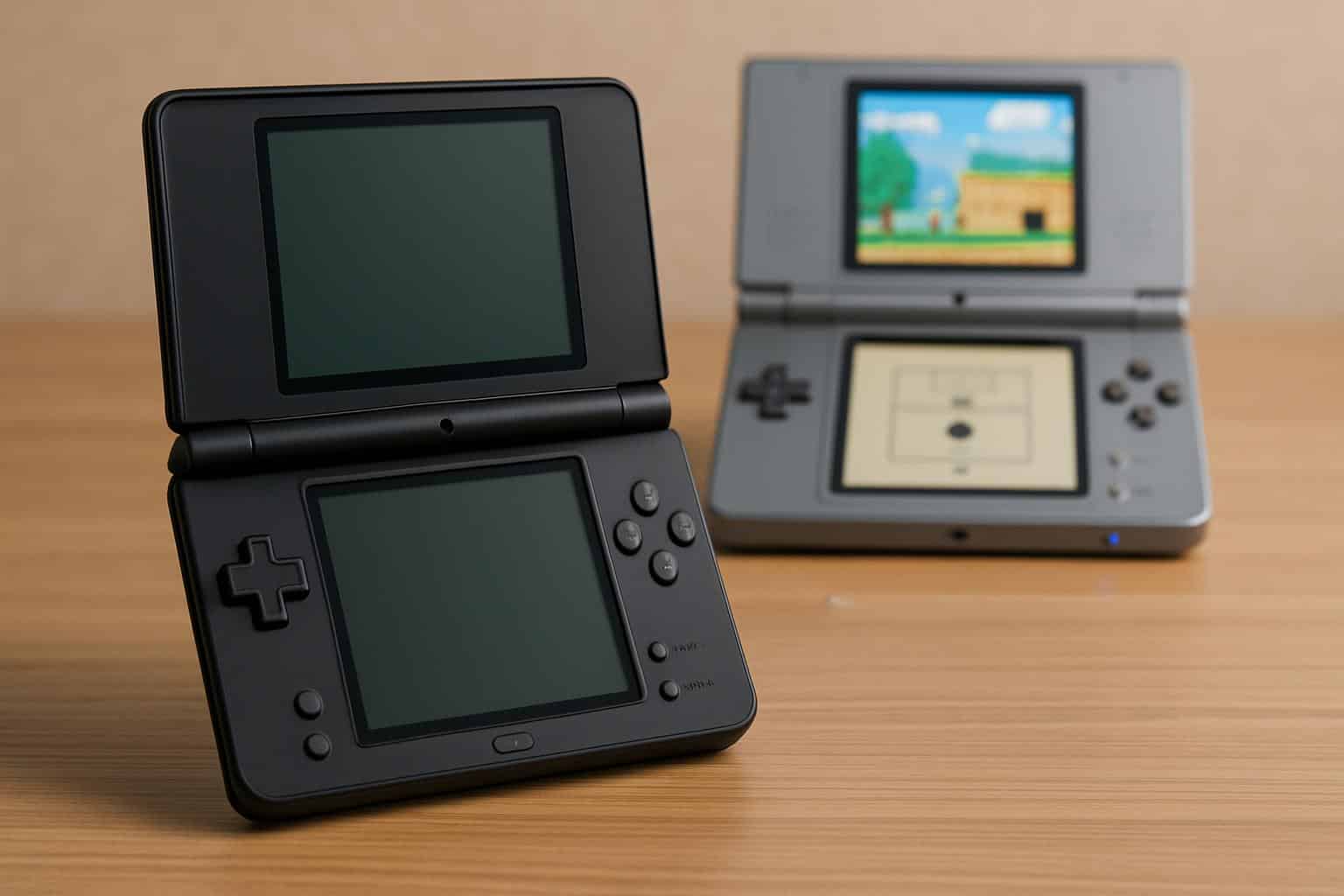 Budget dual-screen handheld console for Nintendo DS emulation and retro gaming