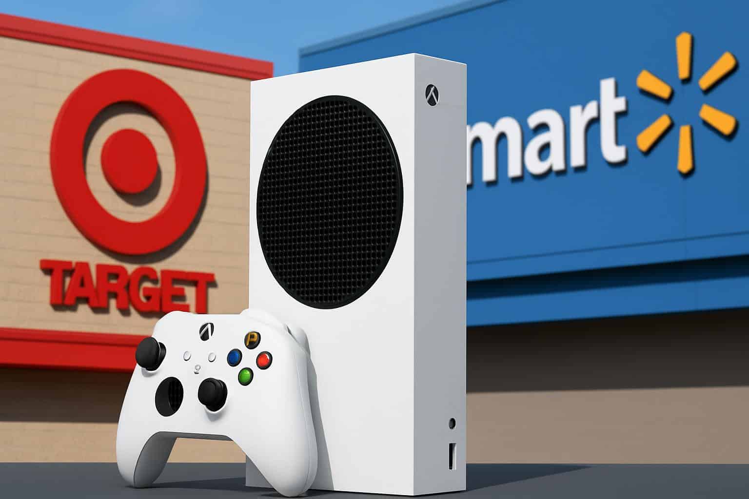 Xbox Series X and Series S on retail shelves at Target and Walmart