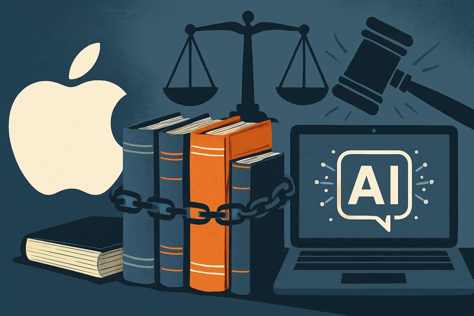 Apple sued for training AI with copyrighted books