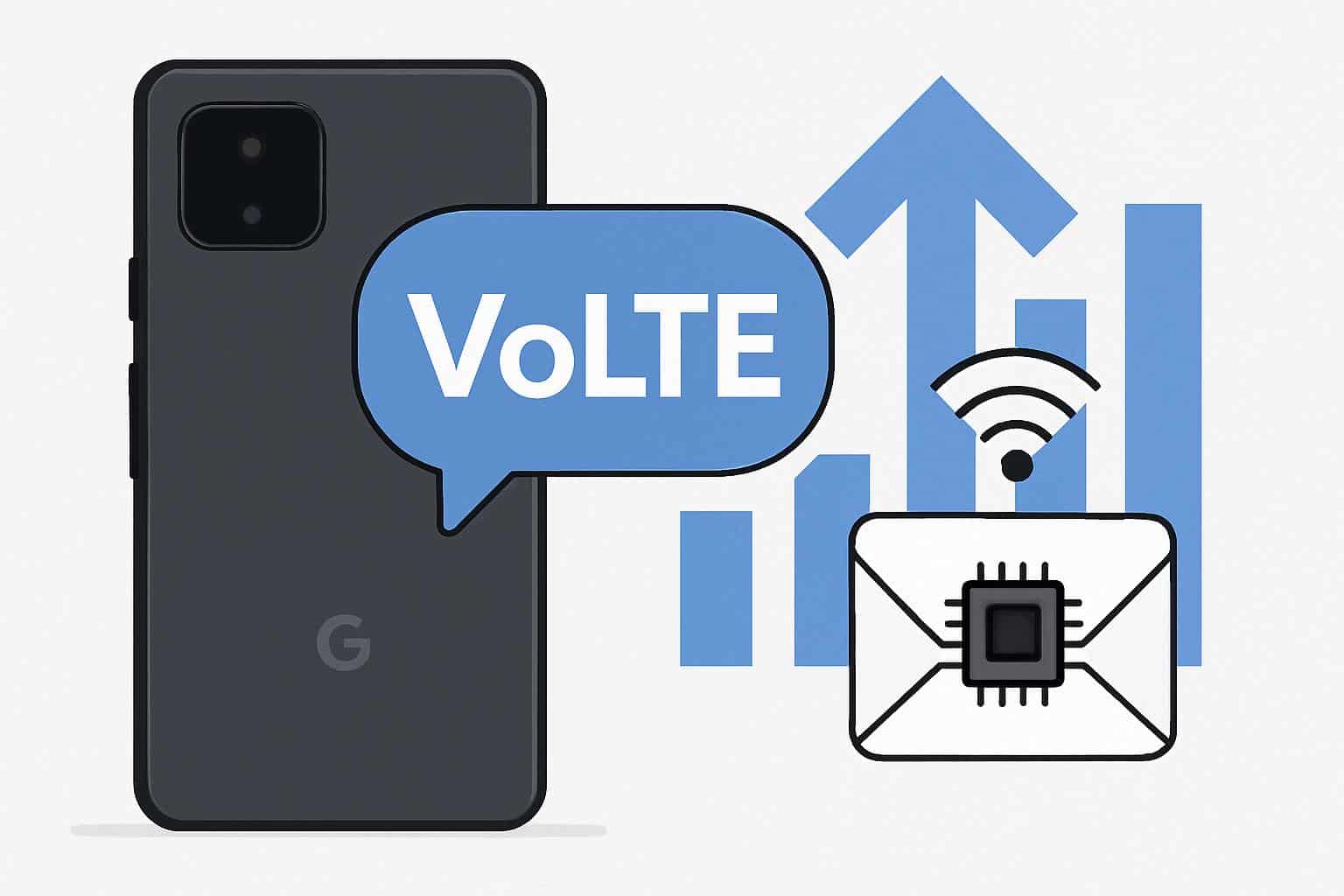 Google Pixel showing VoLTE toggle enabled, illustrating new procedure to activate VoLTE