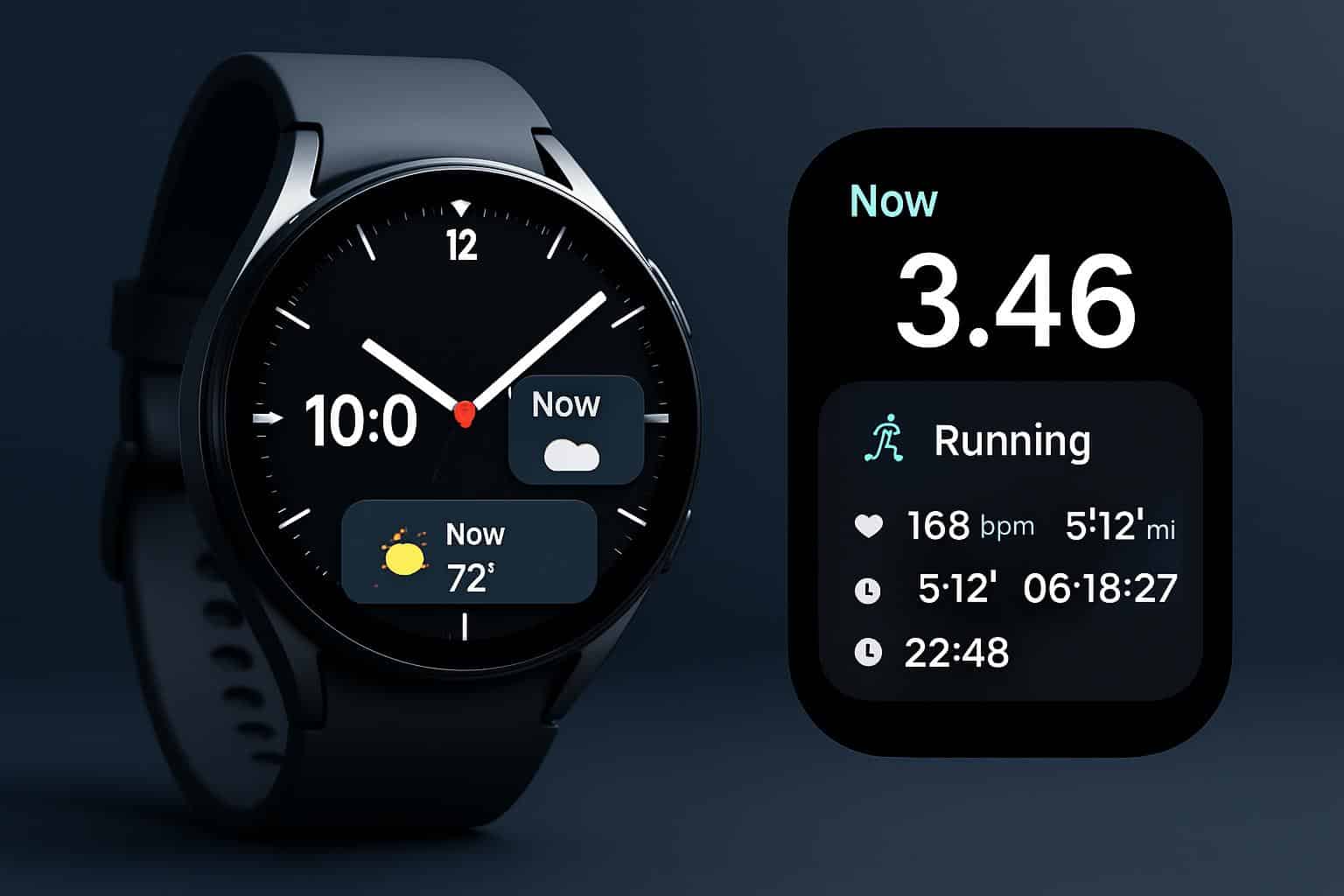Samsung Galaxy Watch 7 displaying One UI 8 Now Bar for US debut