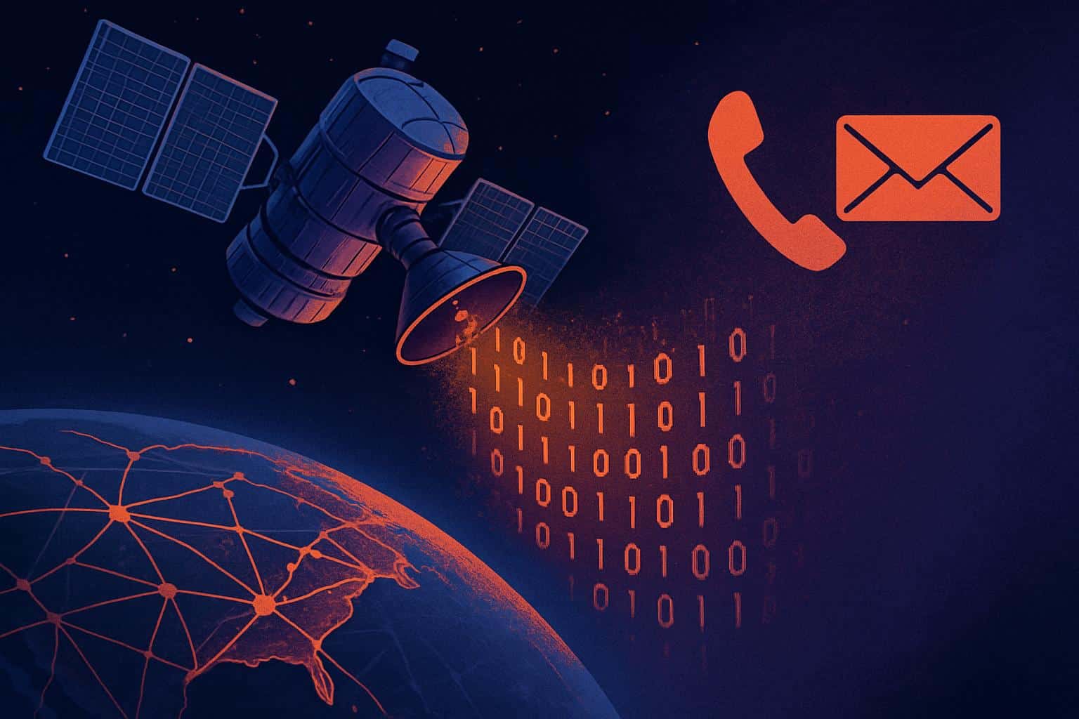 Satellites leaking unencrypted calls and sensitive communications via unsecured signals