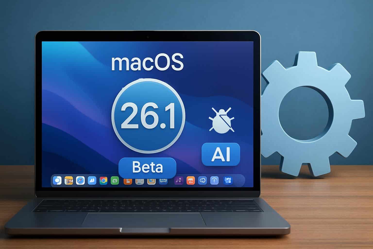 macOS 26.1 beta features and key changes on a Mac desktop
