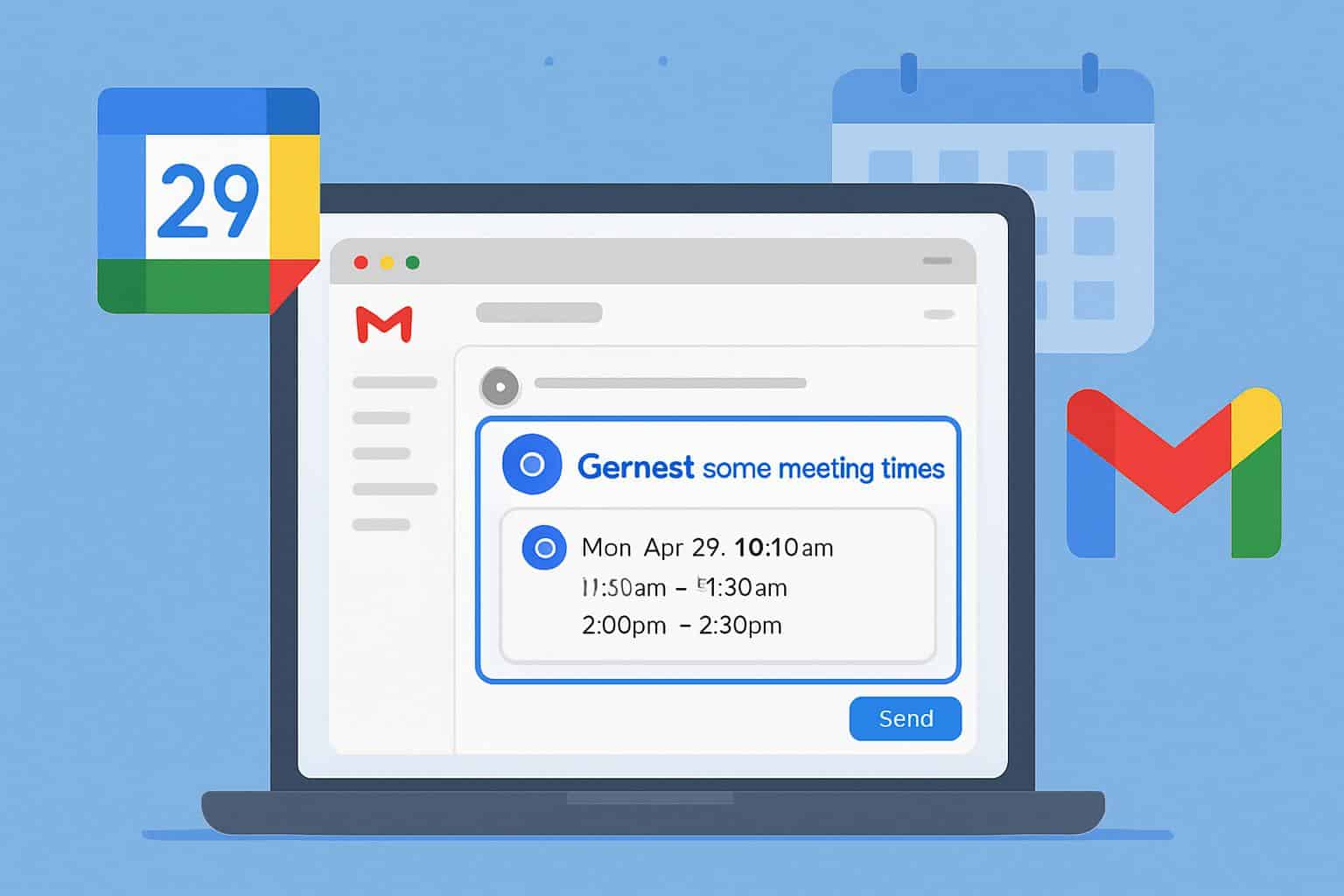 Gemini AI adds scheduling help to Google Calendar and Gmail