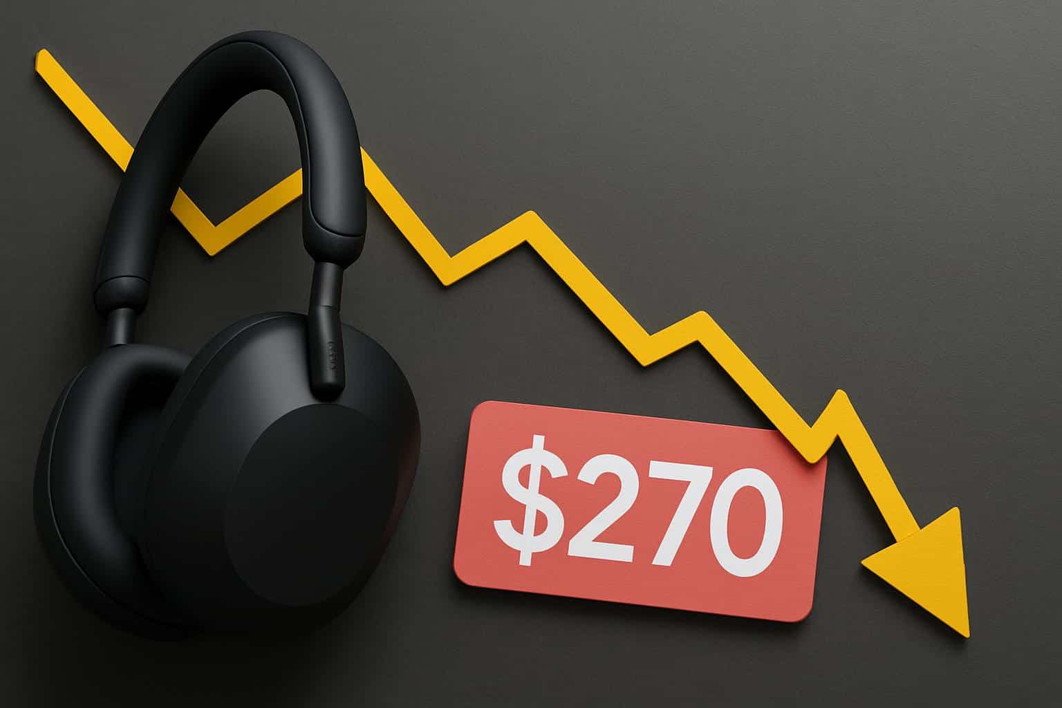 Sony WH-1000XM5 noise-canceling headphones deal near record-low price