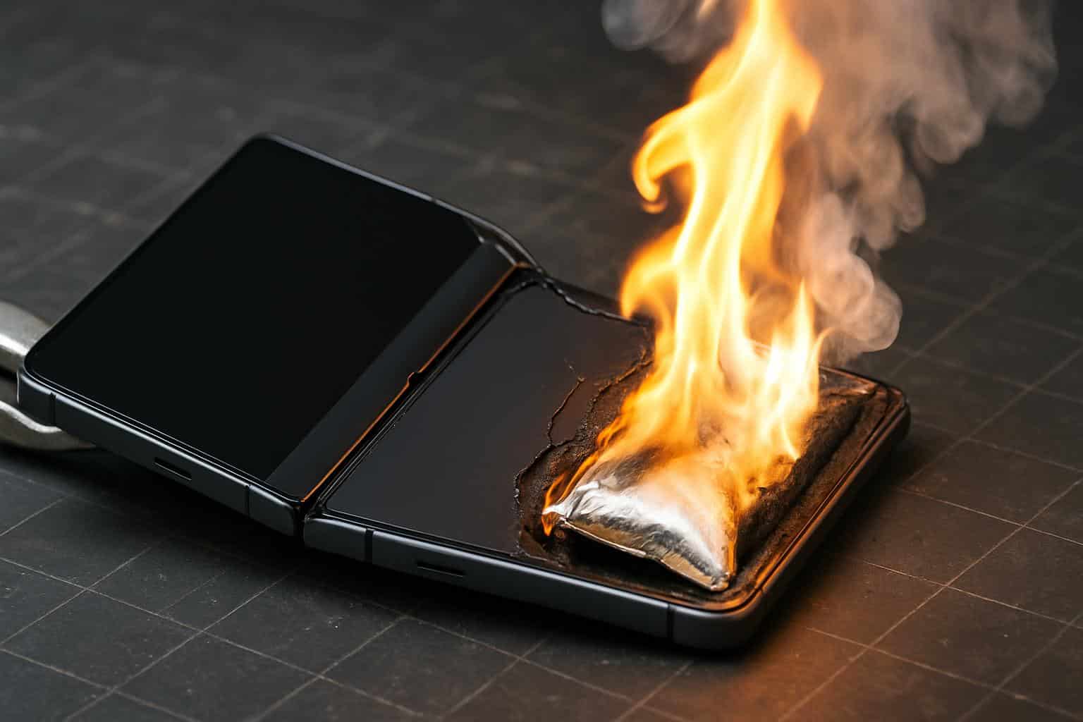 Pixel 10 Pro Fold battery explodes during durability test, phone ignites with smoke