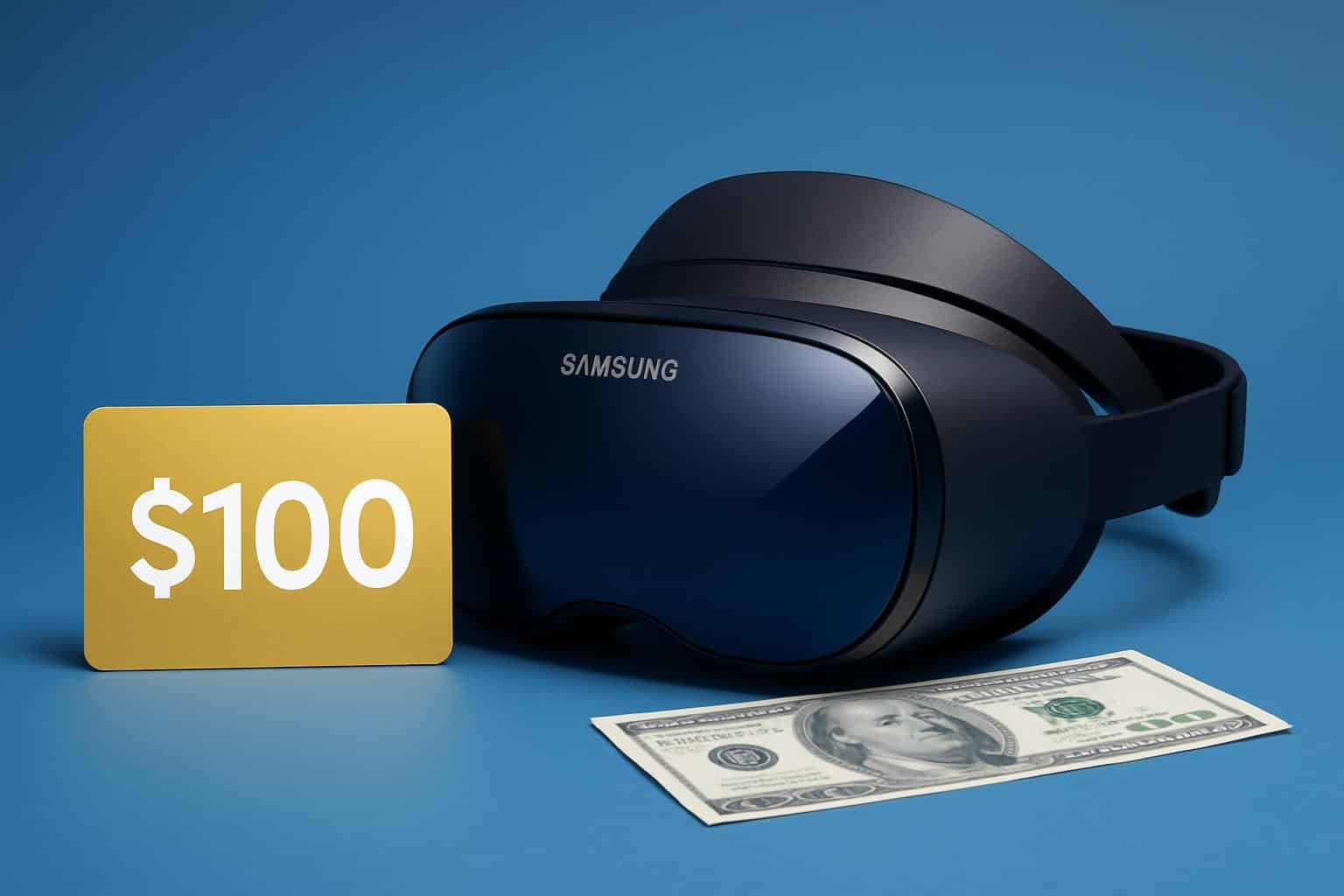 Samsung XR headset reservation promotion offers $100 credit