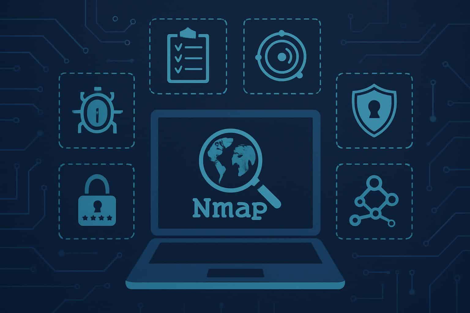Nmap port scan on terminal with five security tips for safer network scanning