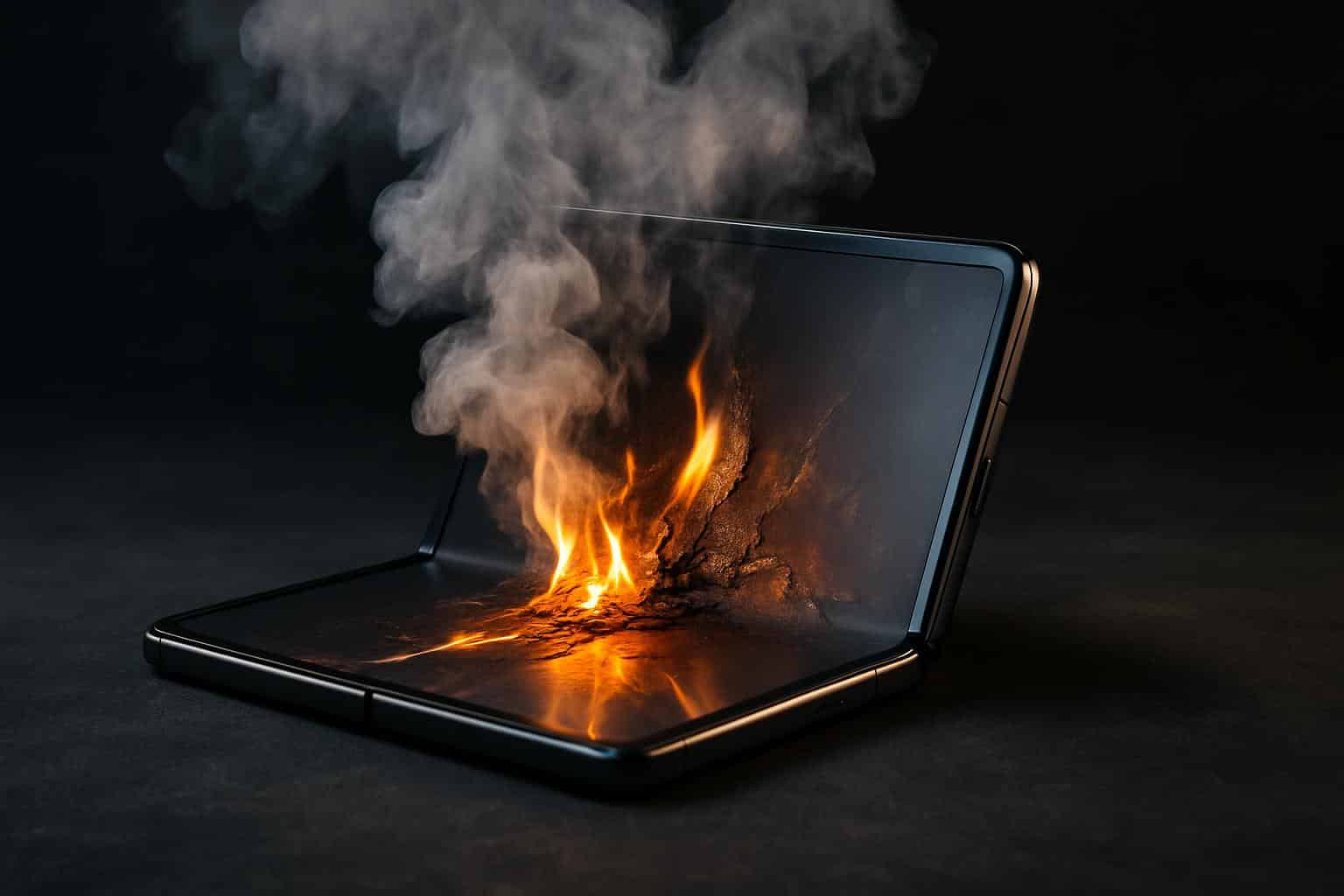 Google Pixel 10 Pro Fold emitting smoke, sparking reliability concerns