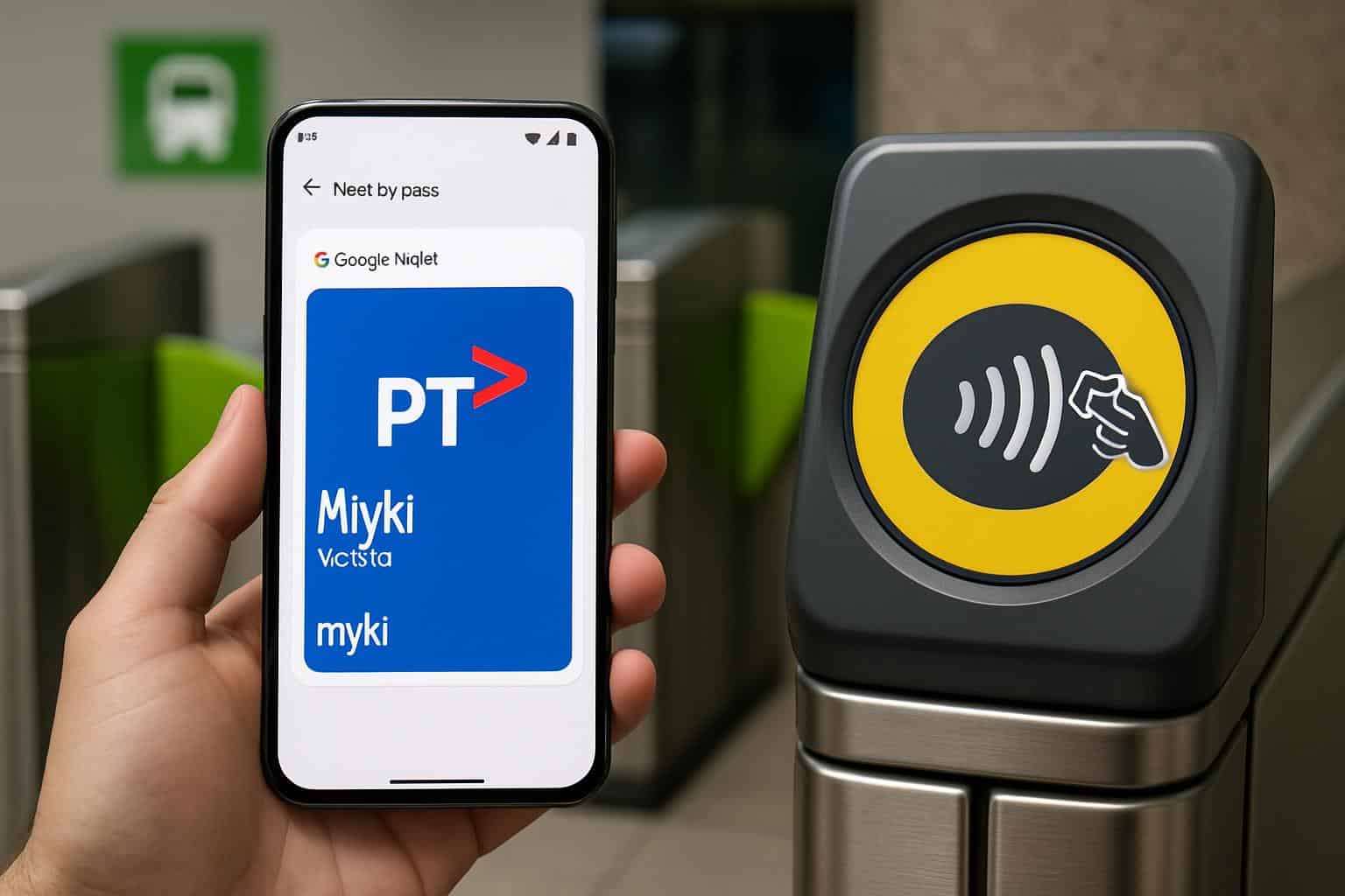 Phone showing Google Wallet automatically displaying the correct pass when needed