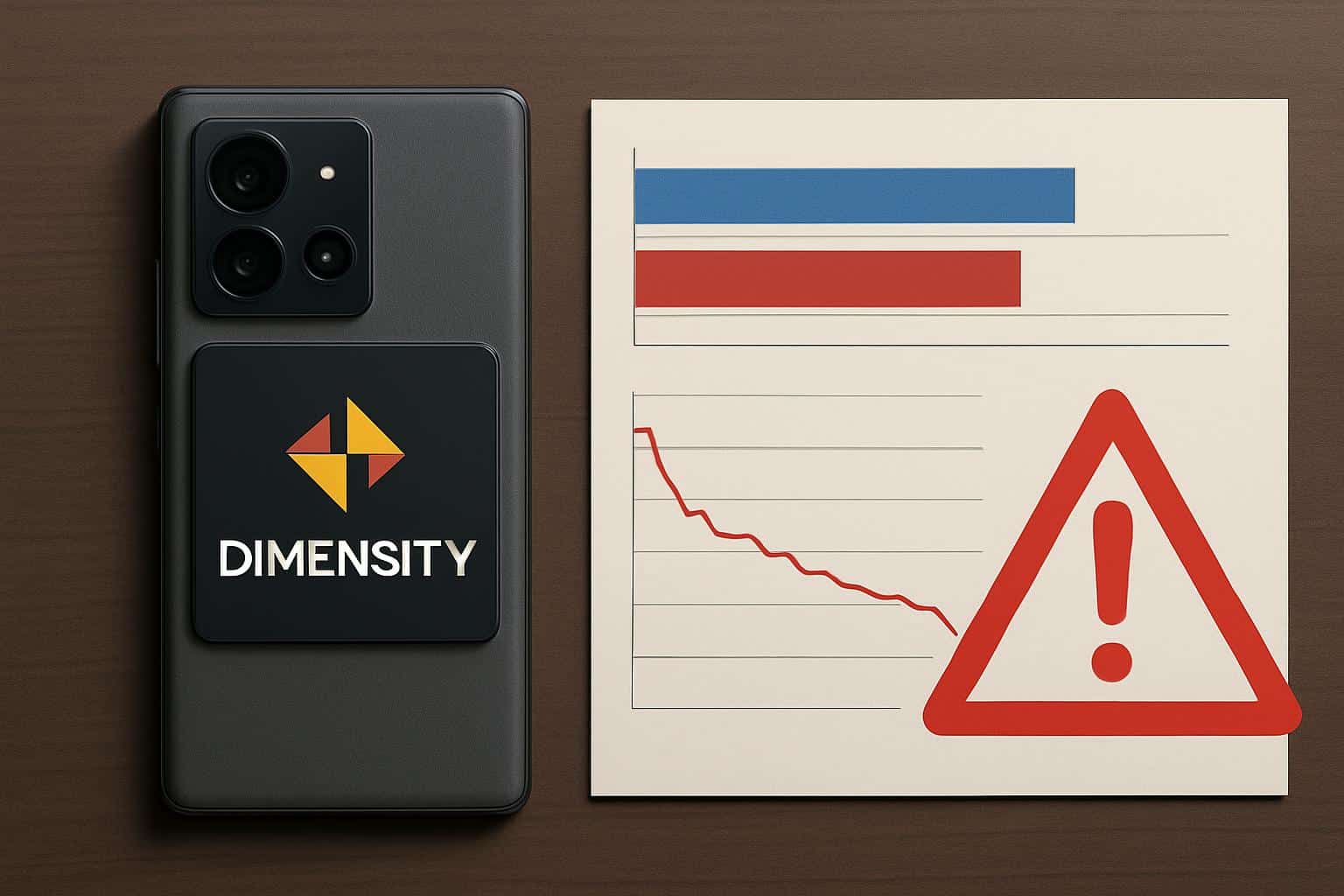 MediaTek Dimensity 9500 chip and declining benchmark scores in early tests