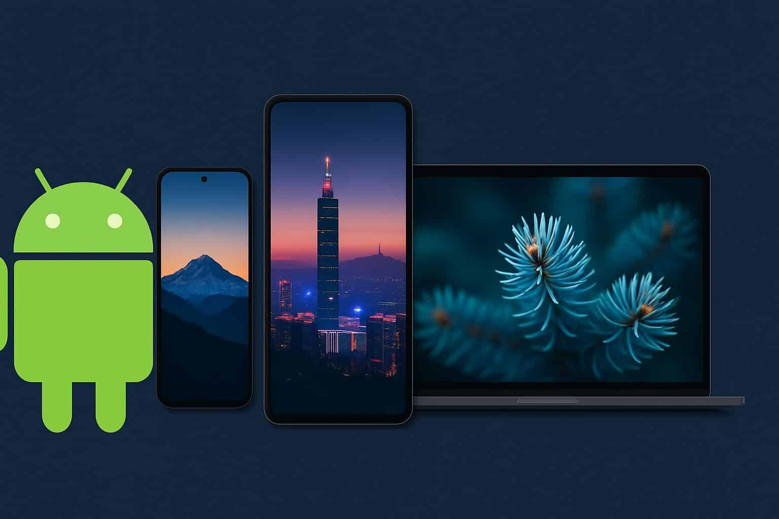 New Android wallpapers for Wallpaper Wednesday featuring colorful, abstract backgrounds