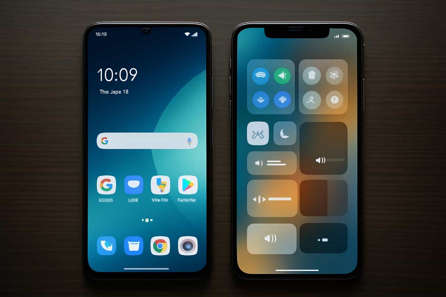 Vivo OriginOS 6 iOS-style UI on Android 16 home screen