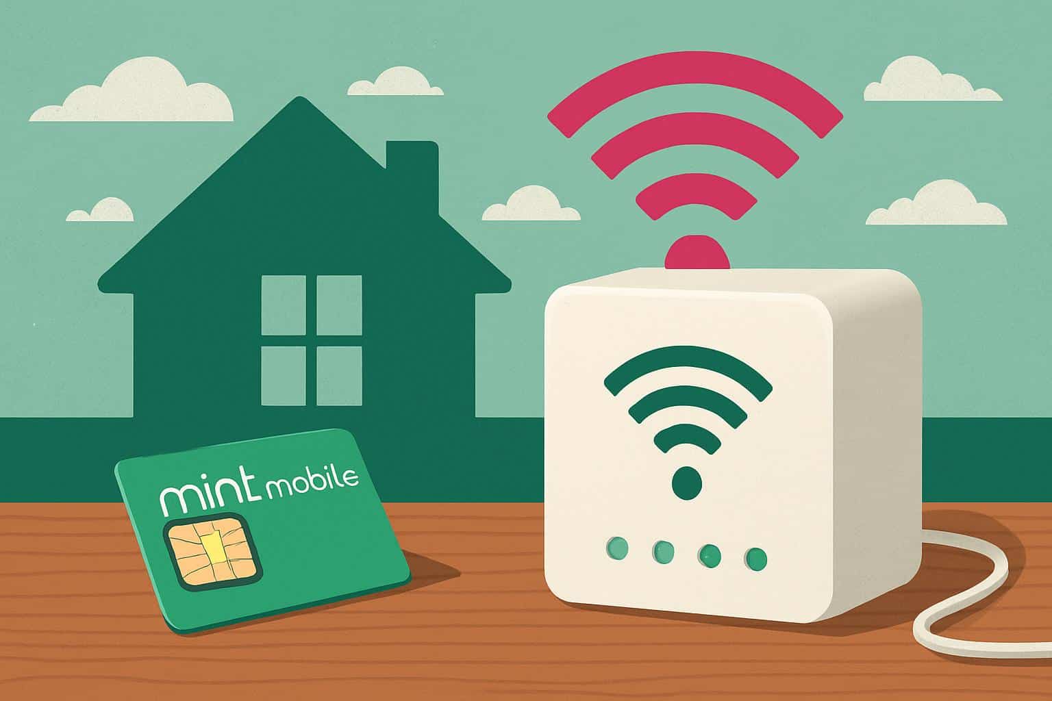 Mint Mobile home internet router with 5G signal; launch raises questions