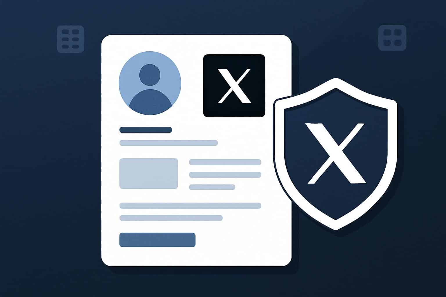 X (Twitter) profile page showing new transparency indicators to build trust