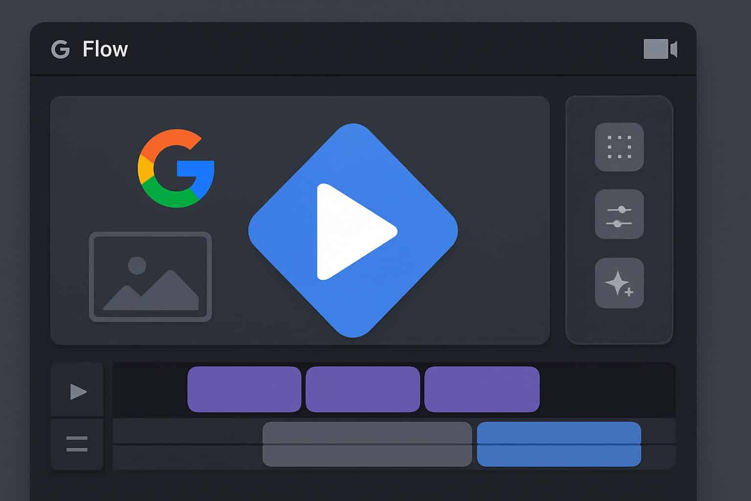Google revives Veo 3.1 in Flow Video Editor interface with editing timeline and controls