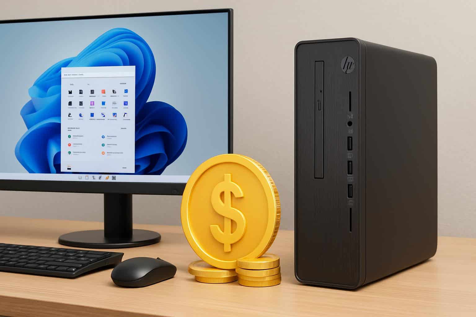 Refurbished HP Slim Desktop PC costs 0 in a budget-friendly compact tower deal