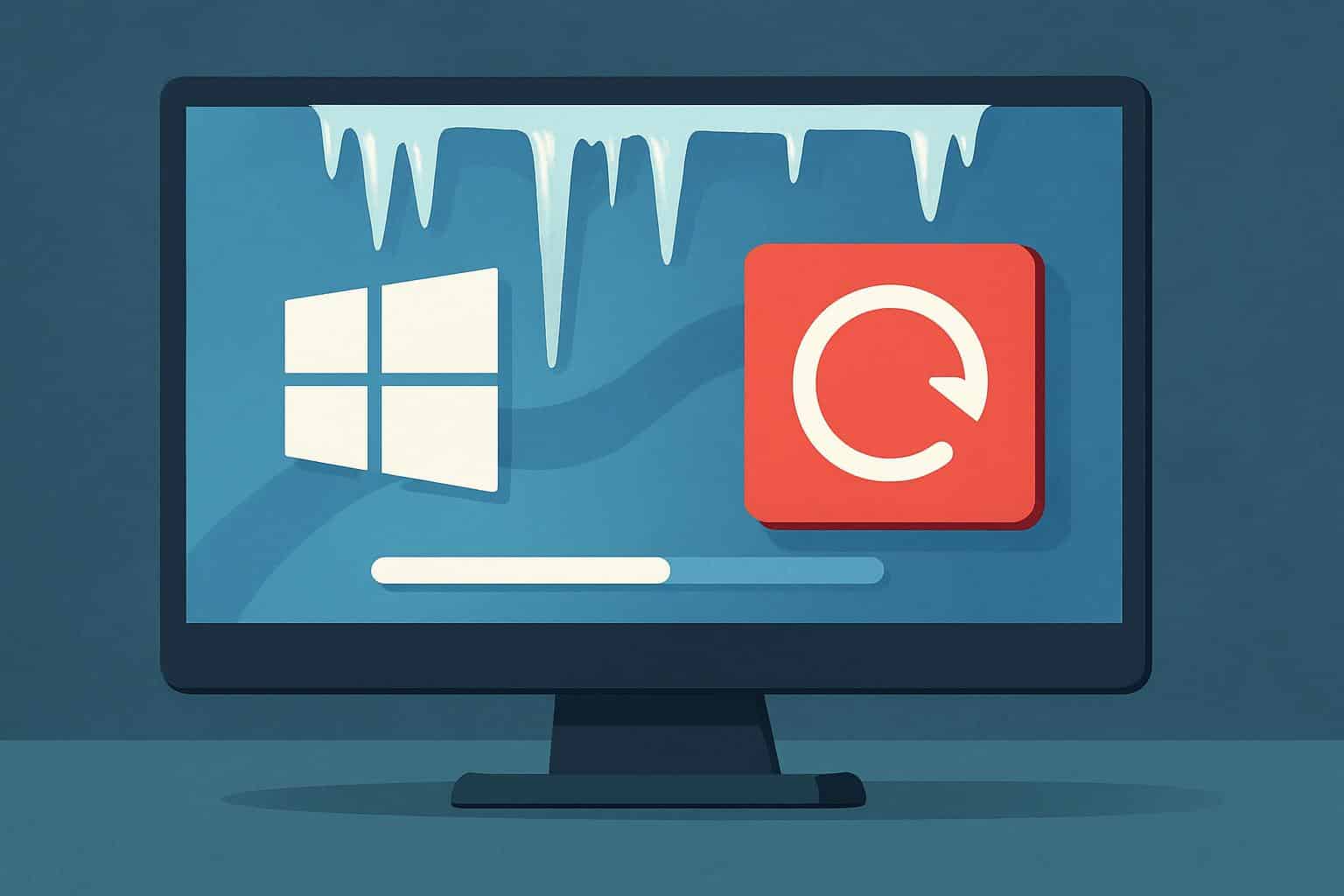 Hidden Windows 11 Emergency Restart prompt shown after Ctrl+Alt+Del