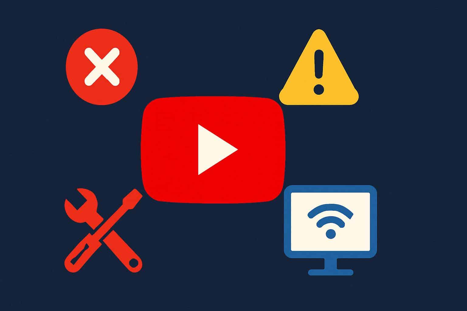 YouTube app not working error on smartphone, buffering icon and fixes for common issues