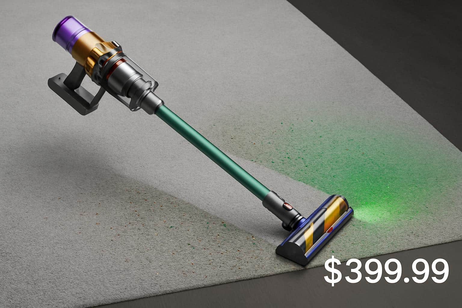 Dyson V12 Detect Slim with green laser, cordless vacuum on sale for $399.99