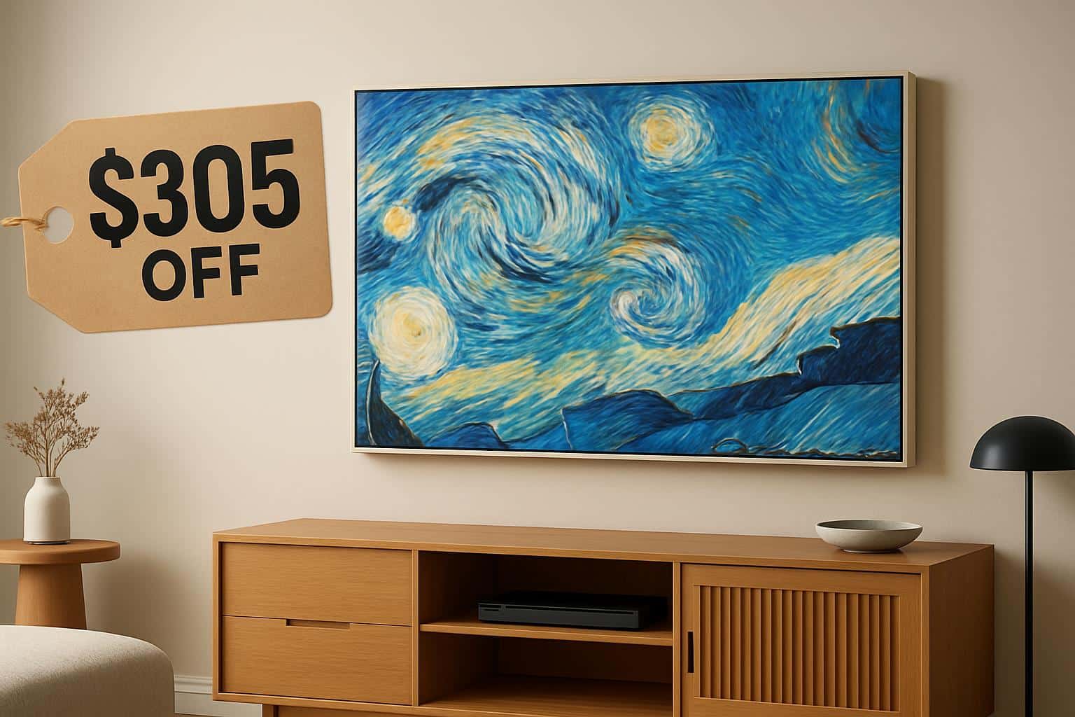 Hisense Canvas TV 55-inch 5 off during Amazon sale