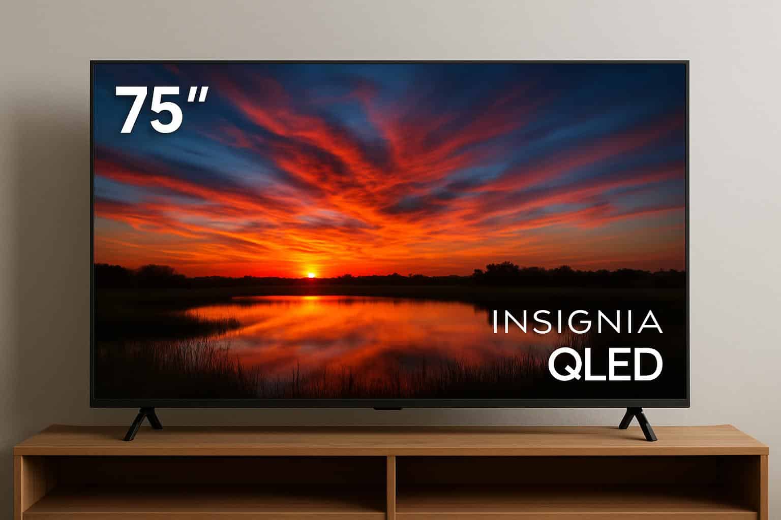 Insignia 75-inch QLED TV on sale for $399