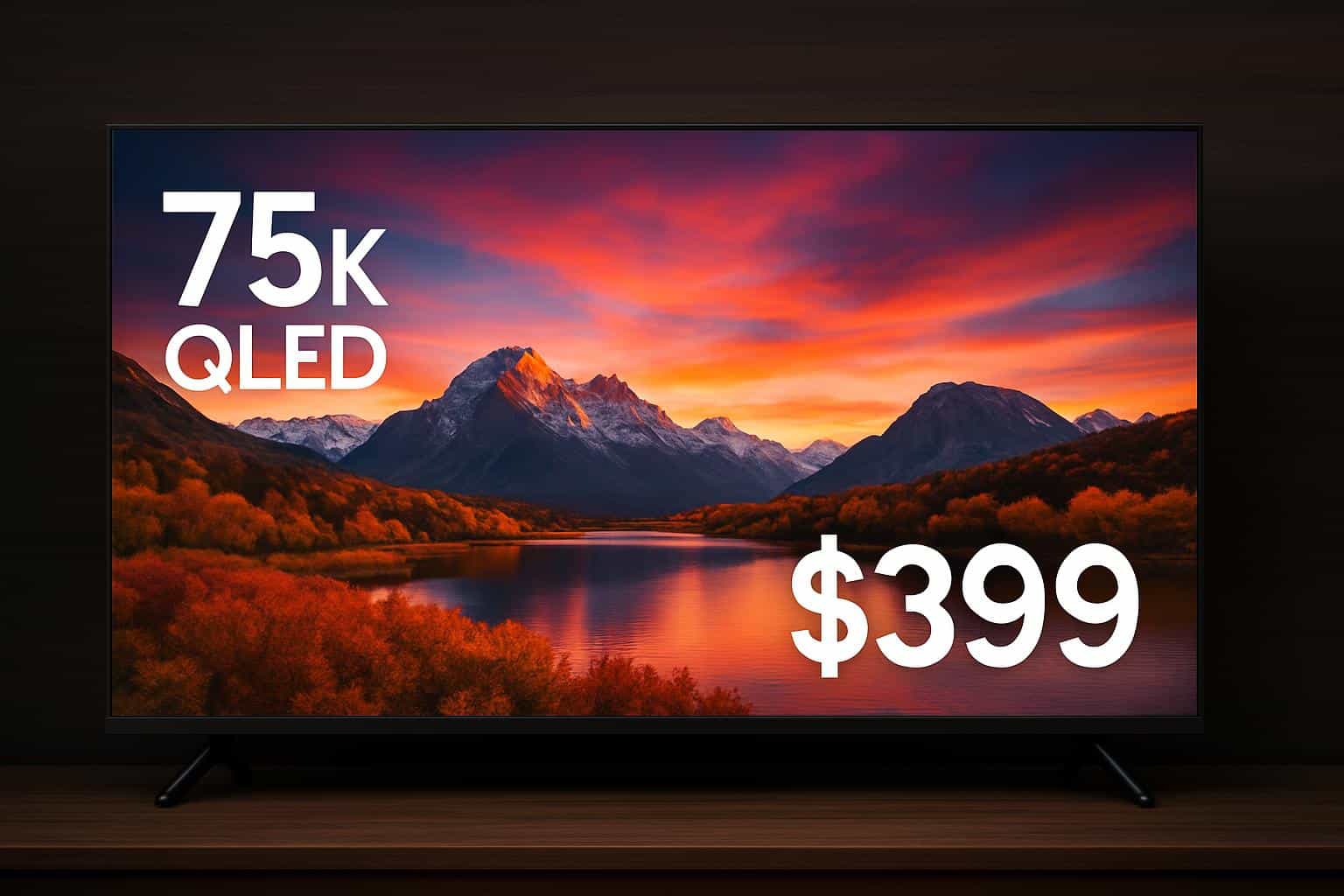 Insignia 75-inch QLED TV on sale for $399