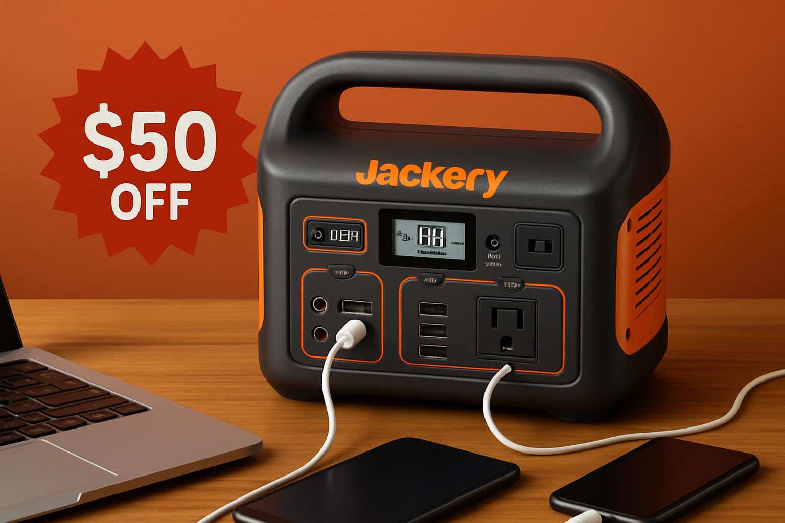 Jackery Explorer 240D power bank on sale for  off