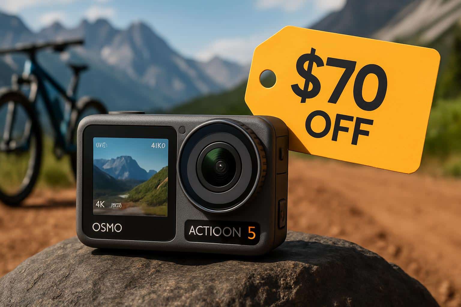DJI Osmo Action 5 Pro action camera deal: 9,  off