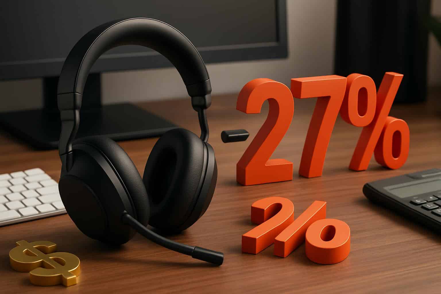 Jabra Evolve2 85 Bluetooth over-ear noise-cancelling headset, 27% off deal