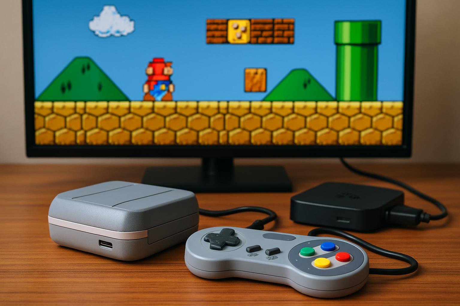Retro gaming emulator console on sale, 43% off discount deal