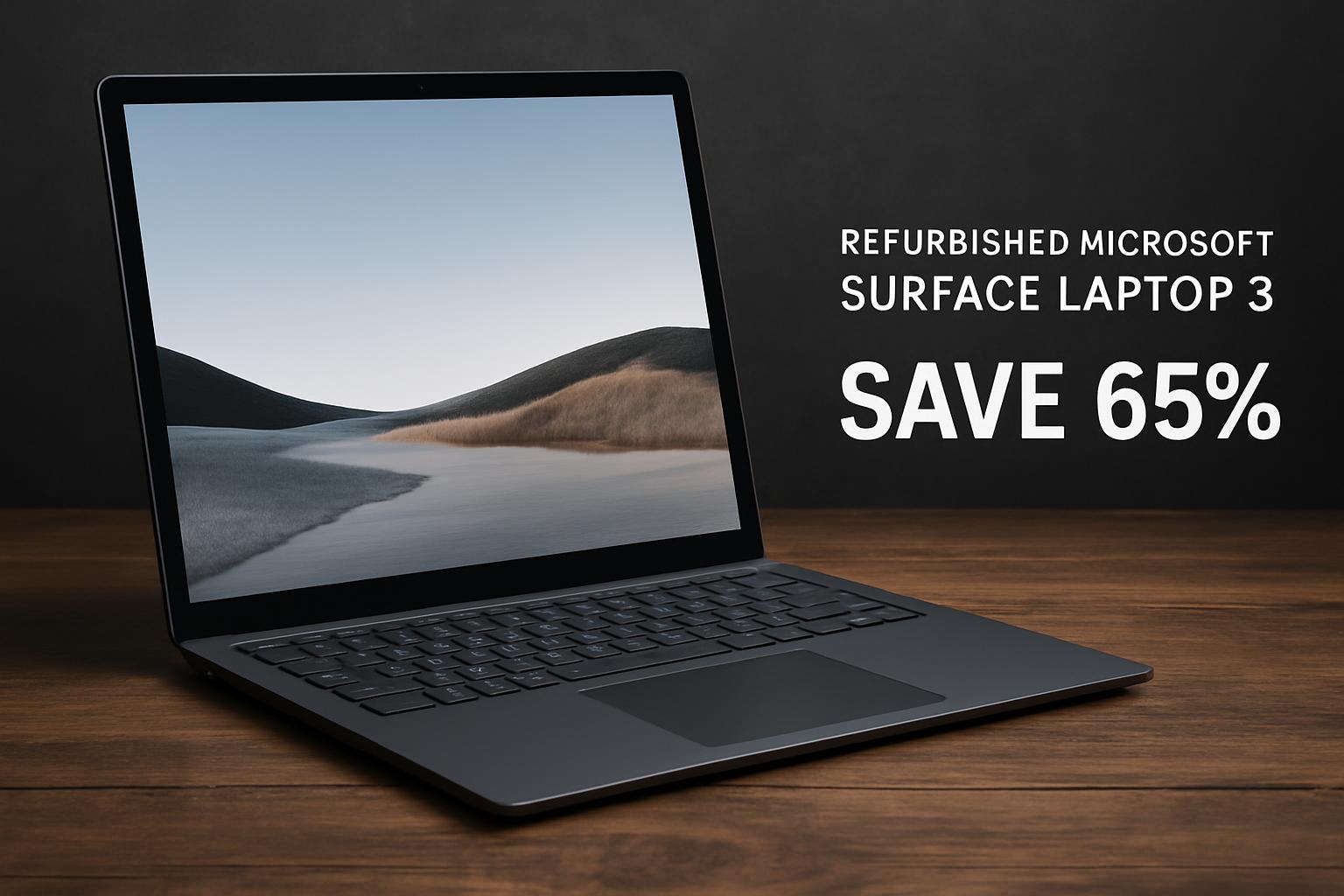 Save 65% on refurbished Microsoft Surface Laptop 3