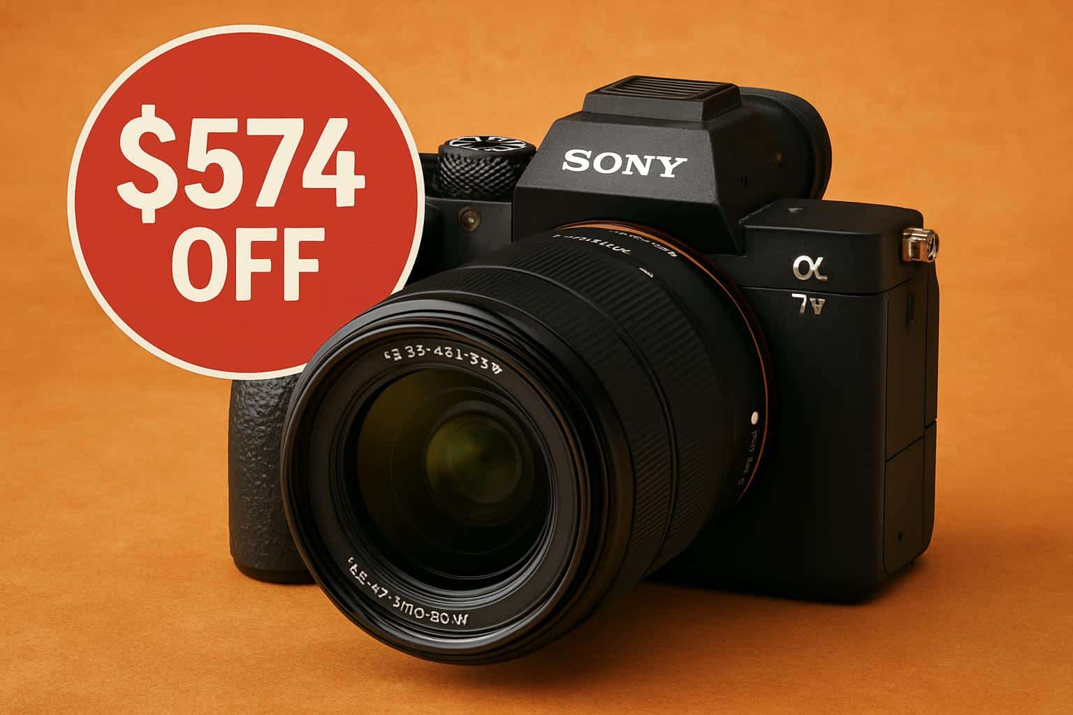 Sony a7 IV mirrorless camera with 4 discount