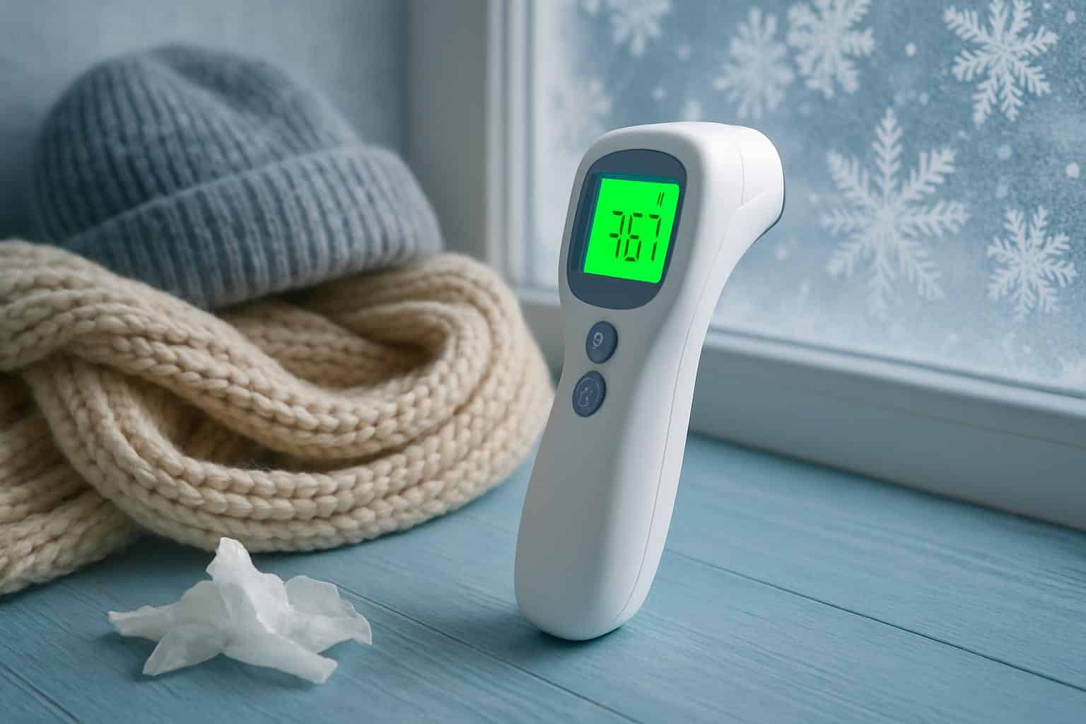 Affordable handheld infrared thermometer for winter preparedness under $16