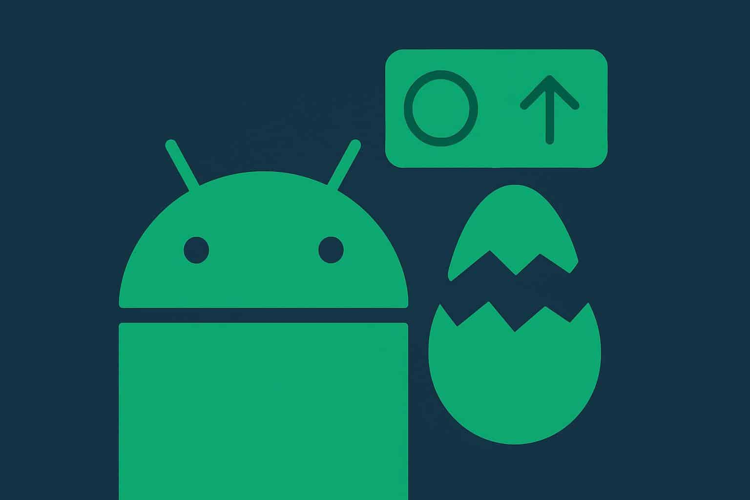 Android 16 QPR2 enables Live Updates in the Easter egg on a phone screen