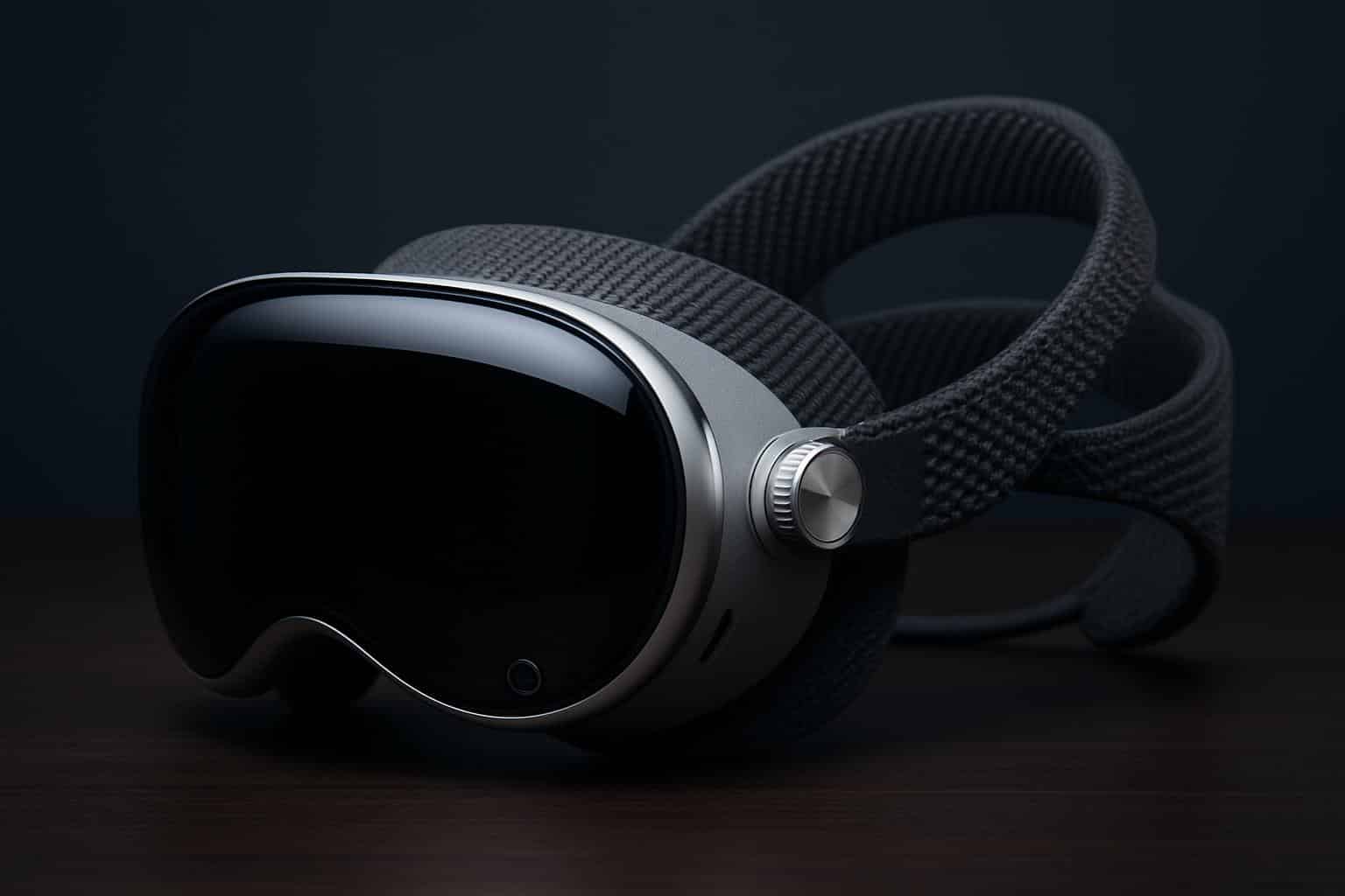 Apple Vision Pro headset with M5 chip and dual knit band