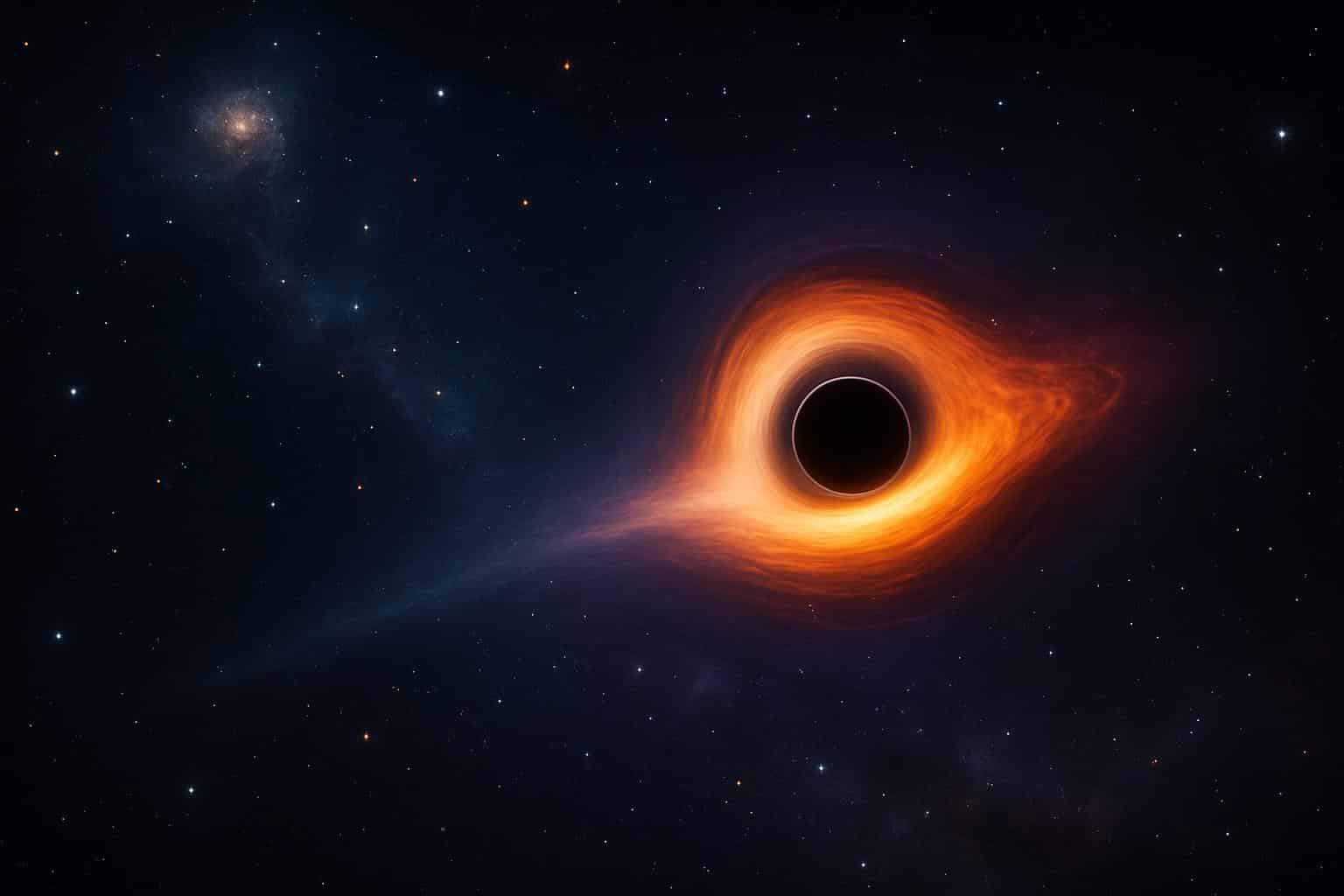 Rogue supermassive black hole drifting through space, a free-floating cosmic wanderer