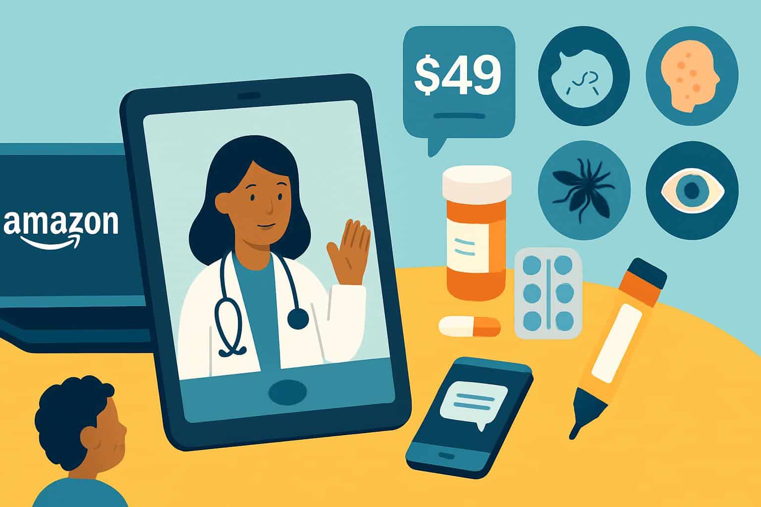 Amazon introduces pay-per-visit kids virtual care, pediatric telehealth service