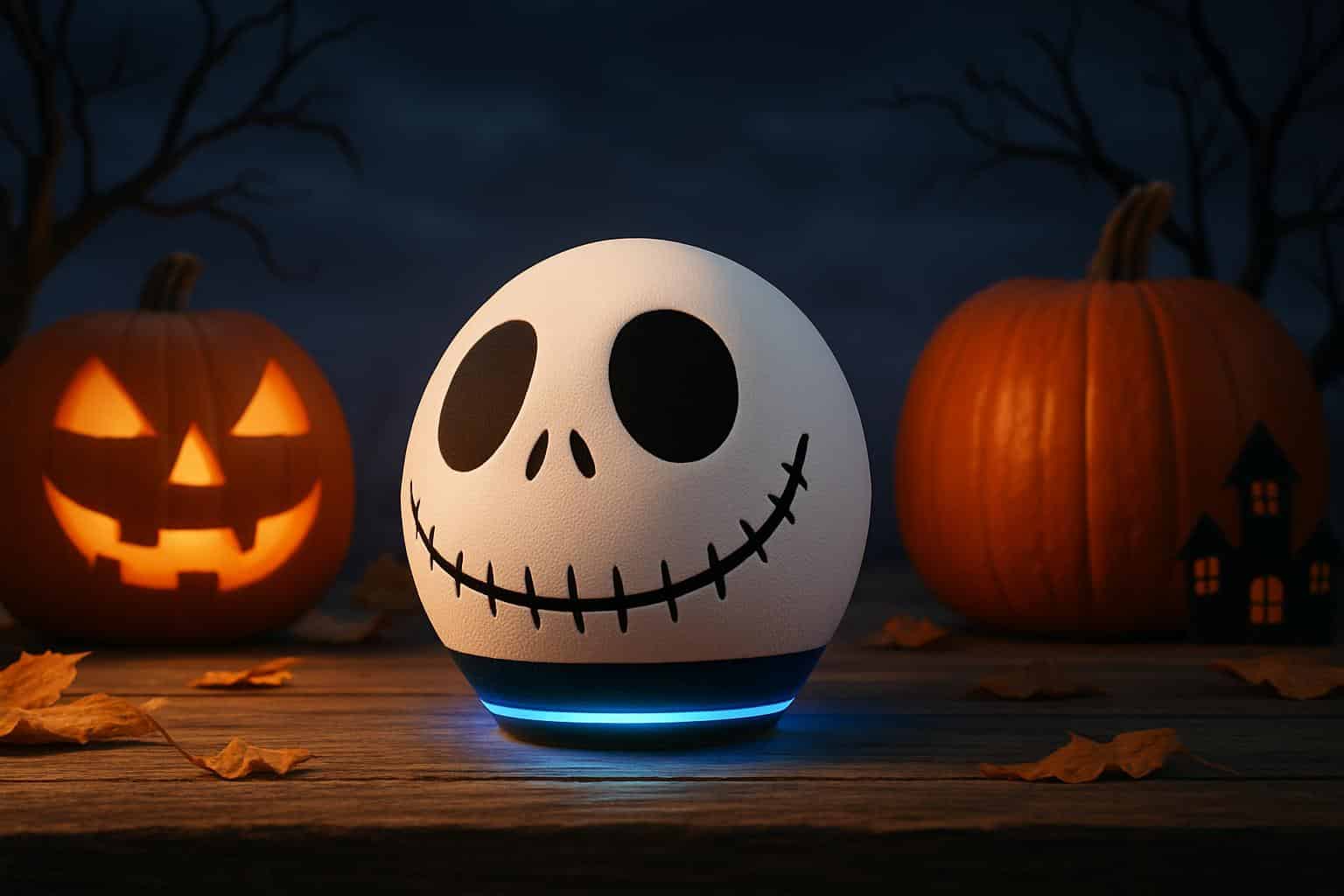 Jack Skellington-themed Amazon Echo Dot on sale at a discount