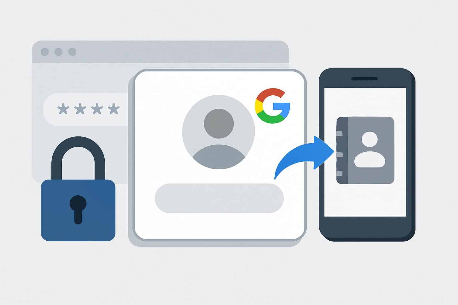Google Account Recovery Contacts setup on smartphone security settings screen