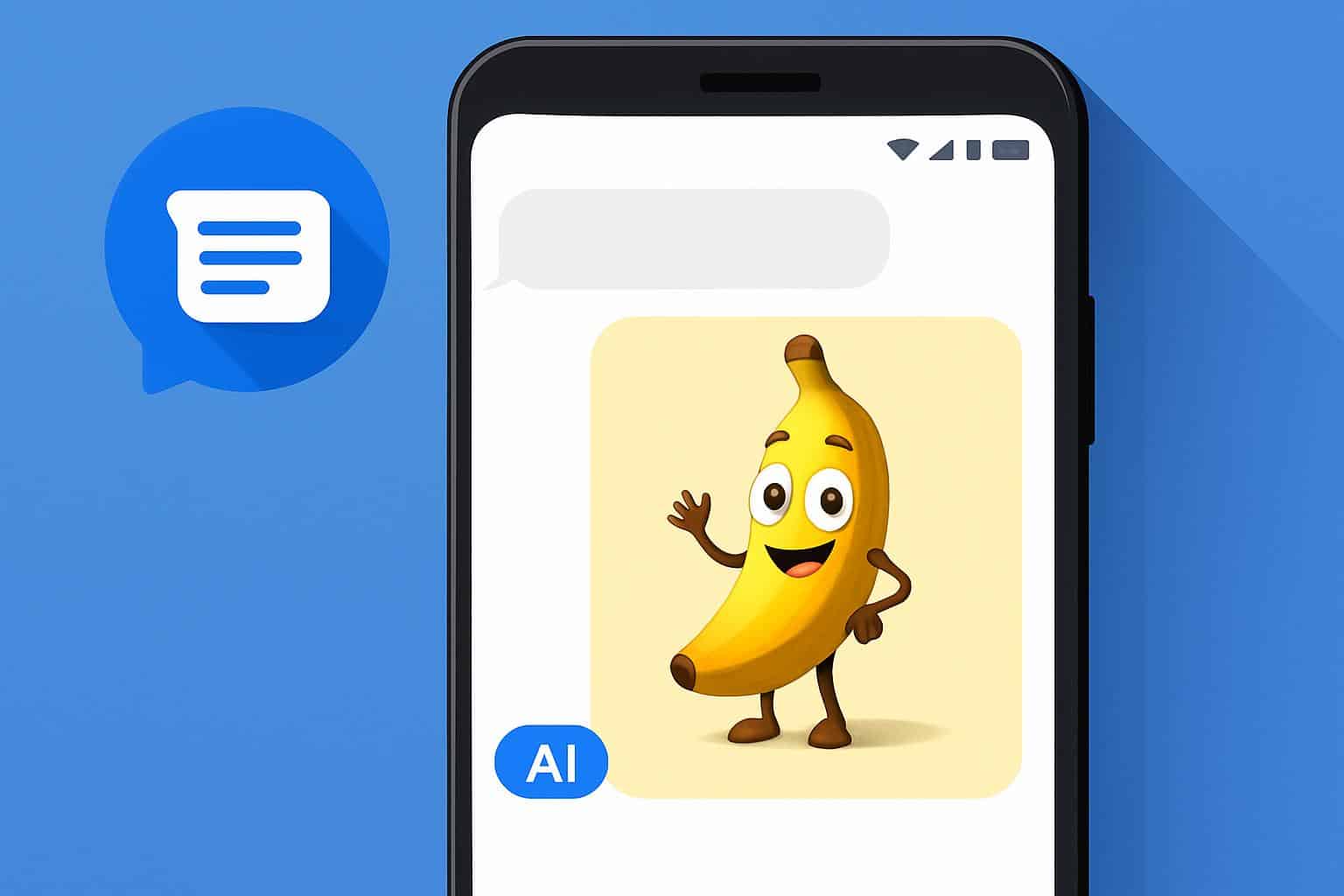 Google Messages tests Nano Banana AI art generator for Android chats