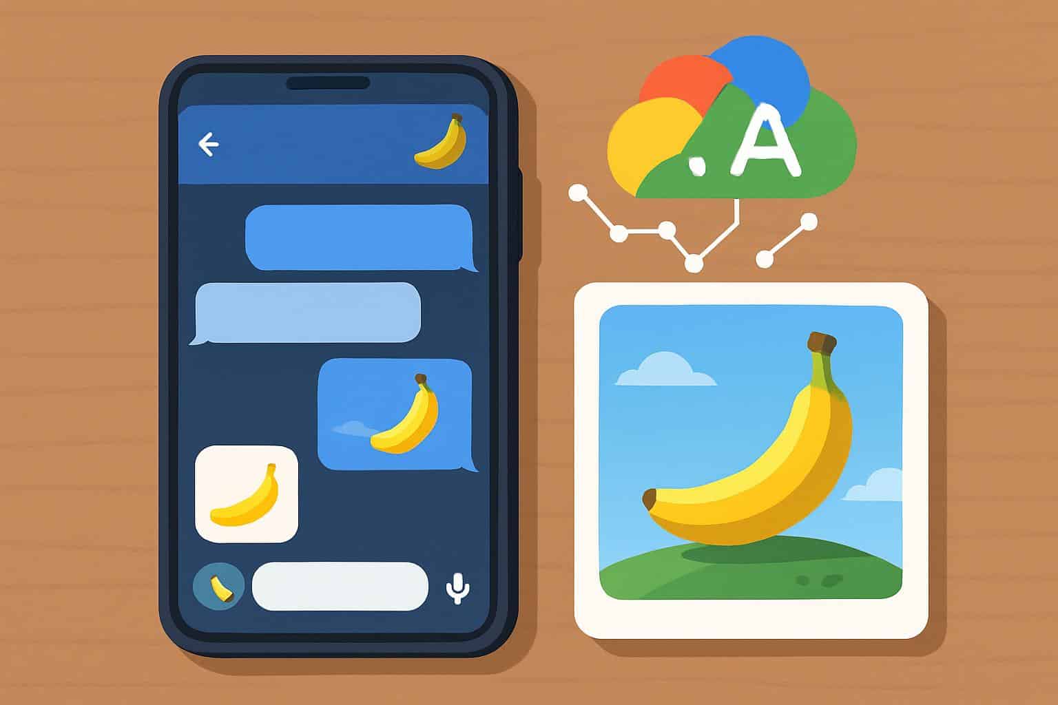 Google Messages testing Nano Banana AI images feature