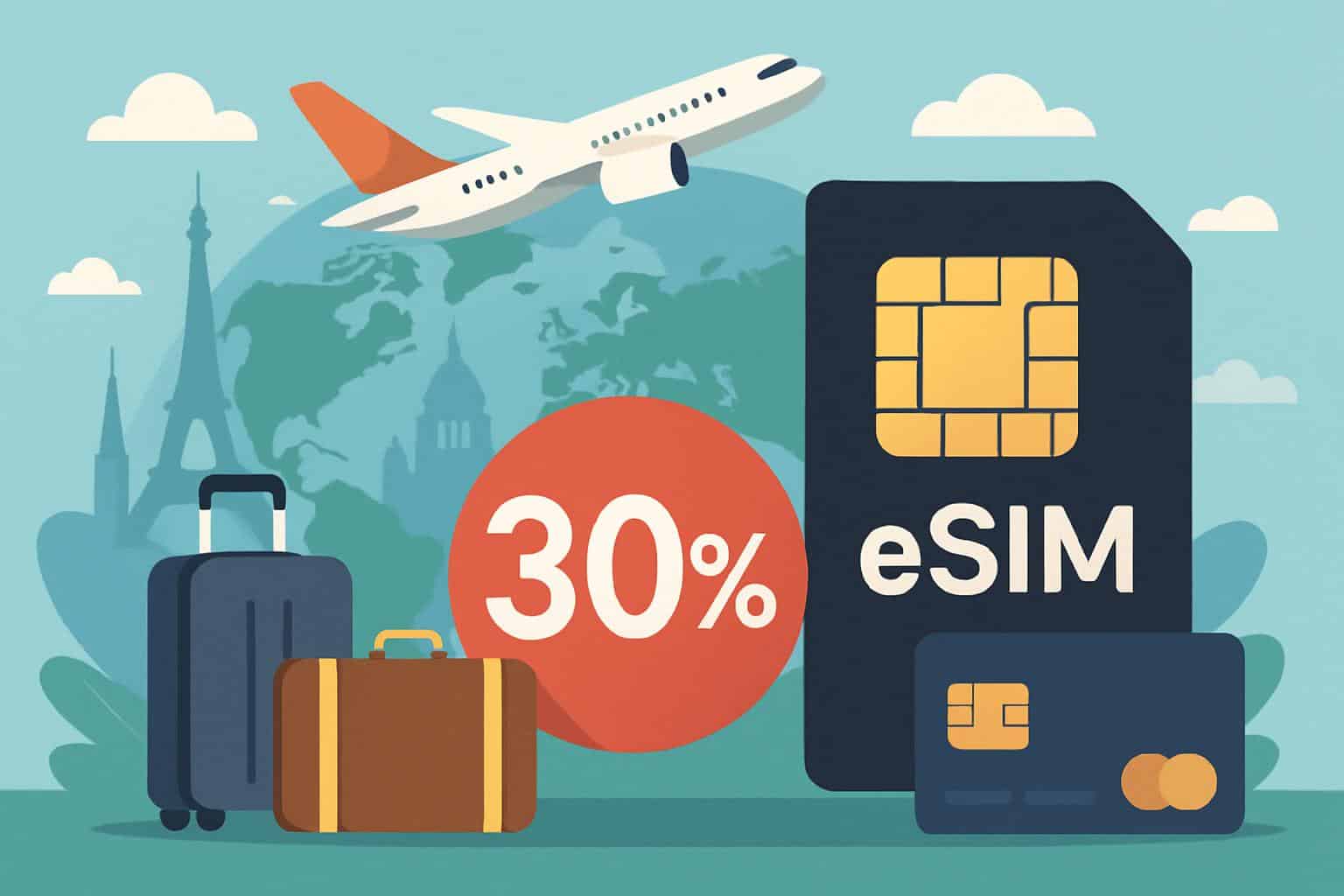 Nomad eSIM promotion saves travelers 30% on international data