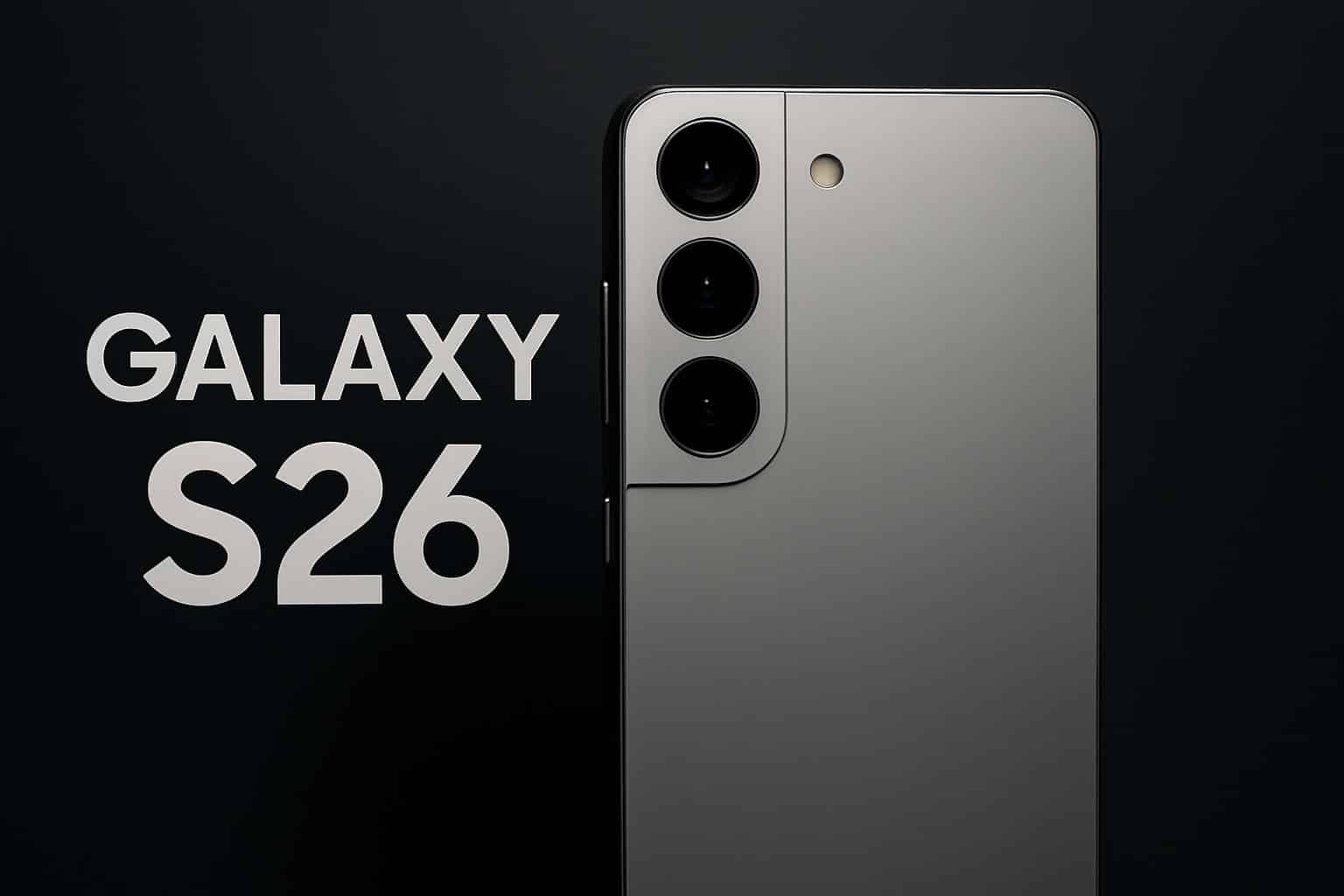 Galaxy S26 camera concept render suggests minimal design changes
