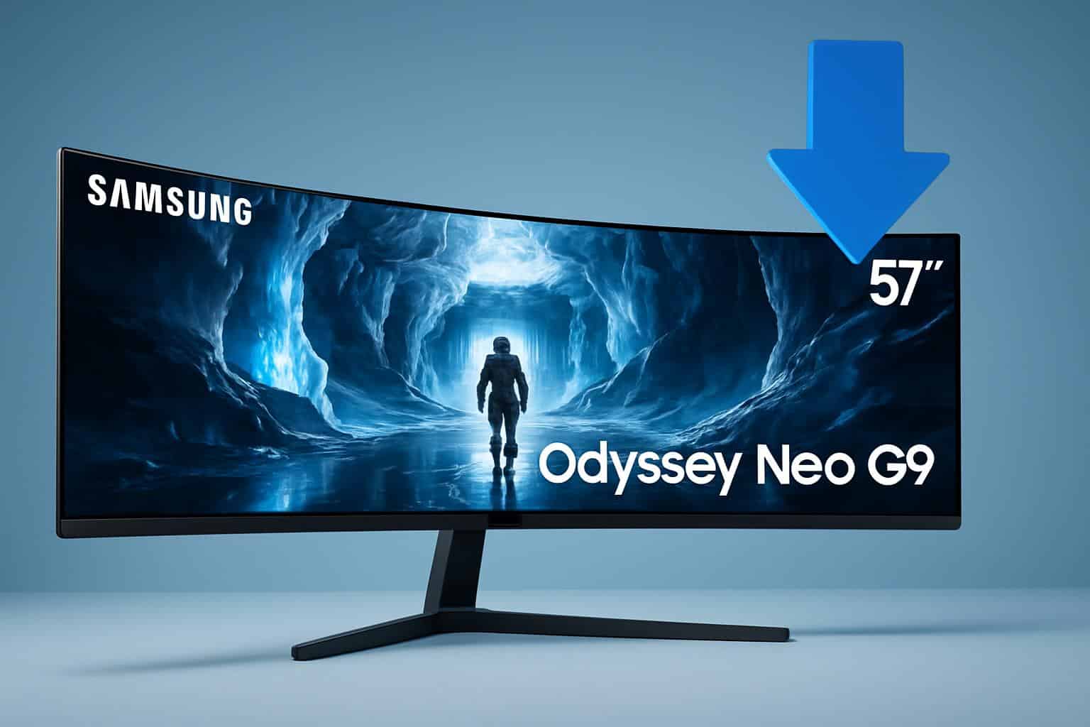 Samsung Odyssey Neo G9 57-inch curved ultrawide gaming monitor 40% off