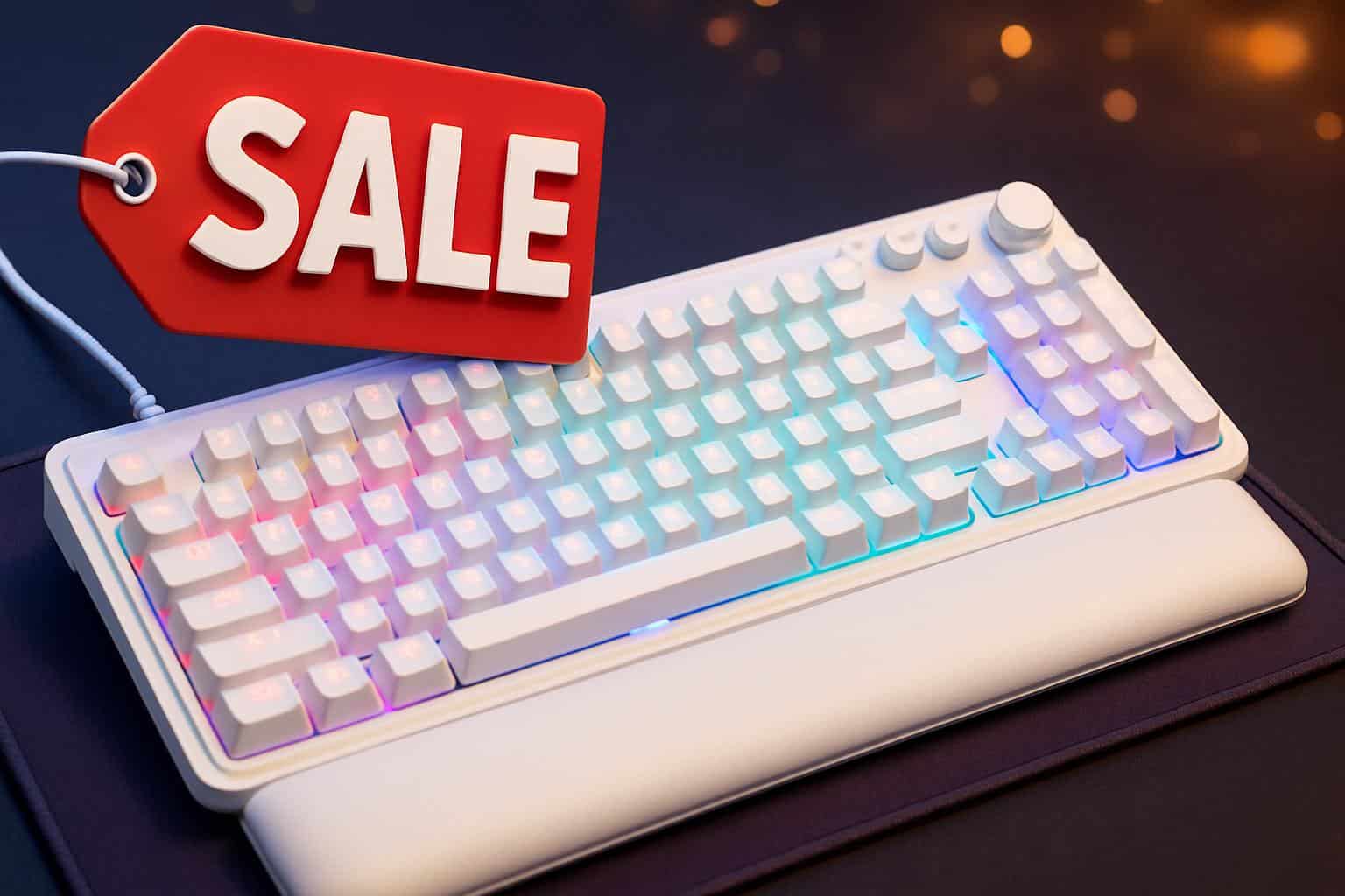 Logitech G713 gaming keyboard sale, 62% off discount