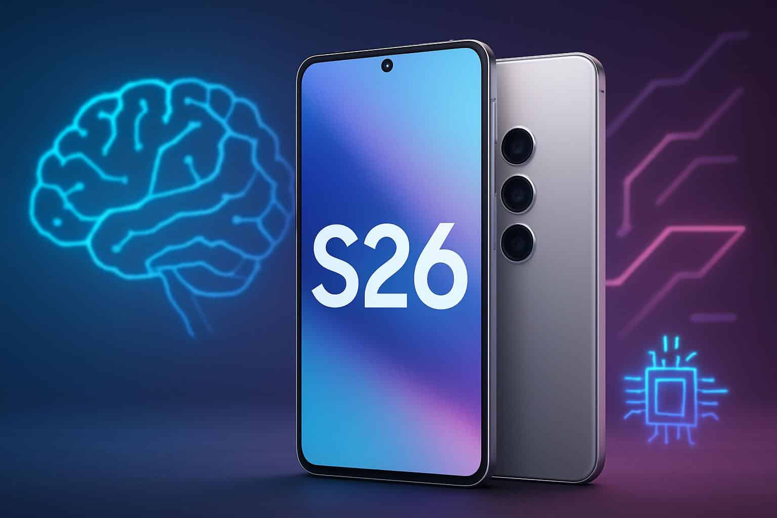 Samsung Galaxy S26 smartphone rumors and expected features concept illustration
